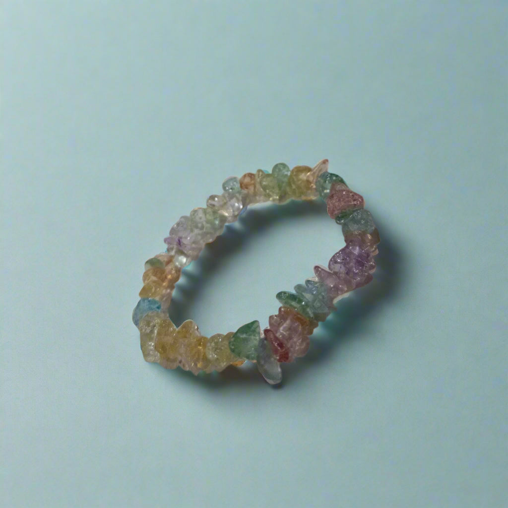 Natural Healing Crystal Beaded Stretchy Bracelet