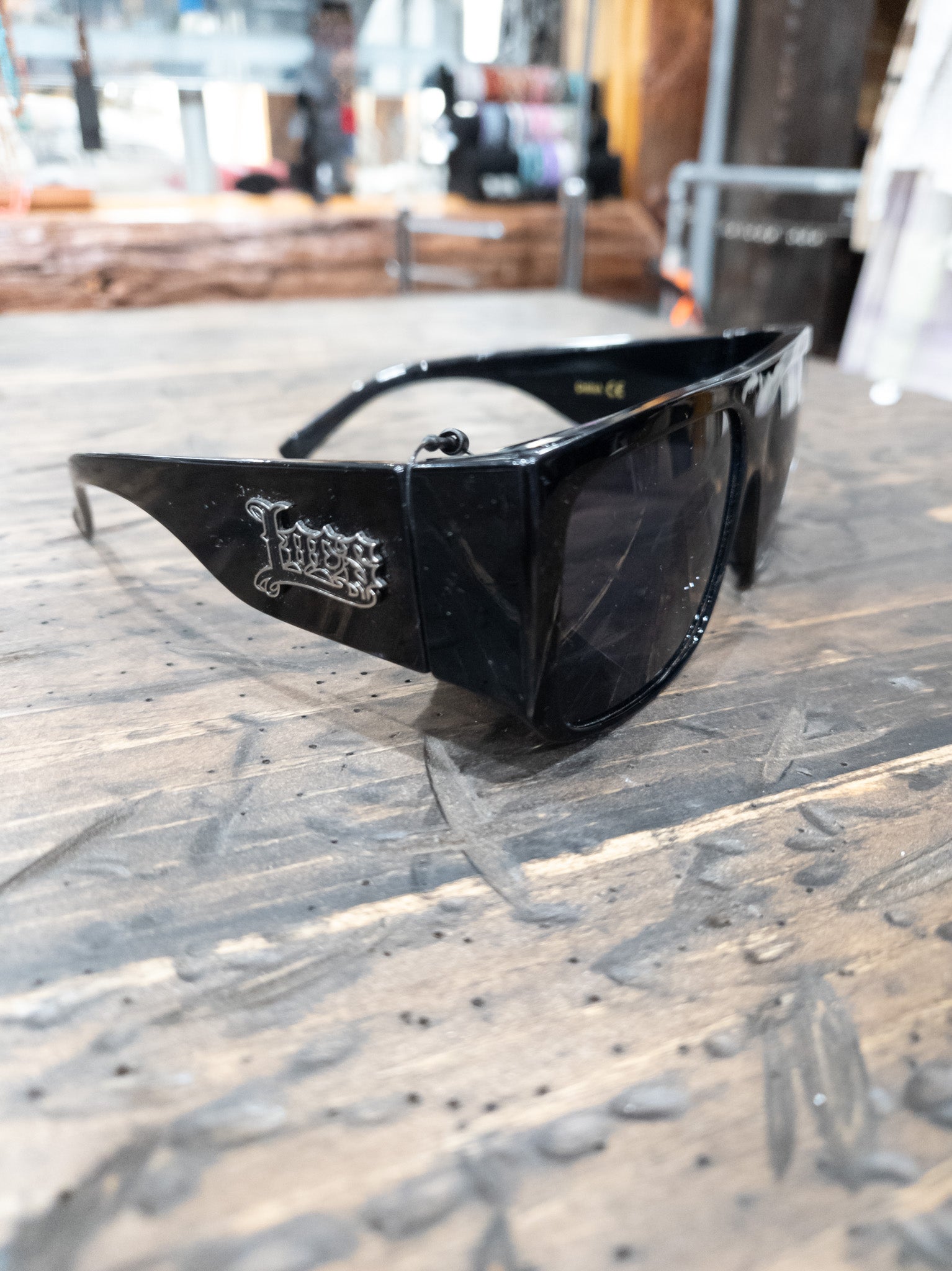 Locs OG Sunglasses Square Rectangular Black Frame