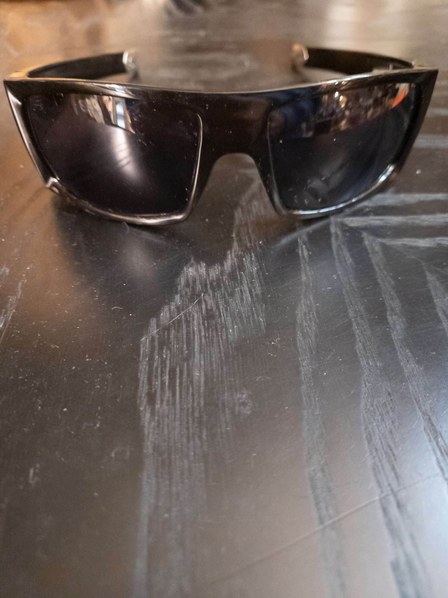 Locs Rectangular Sport All Black Sunglasses