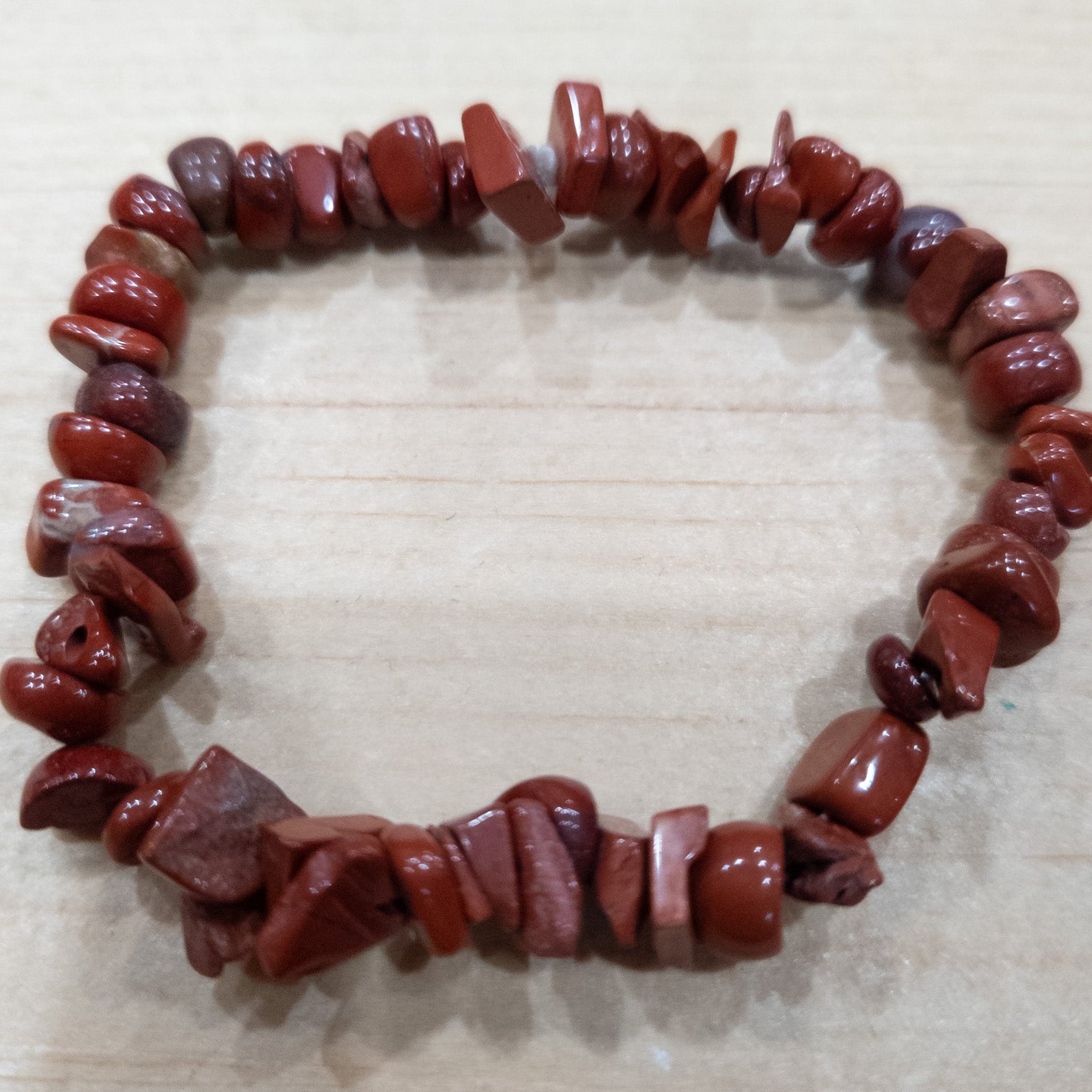 Jasper Stone Beaded Stretchy Bracelet