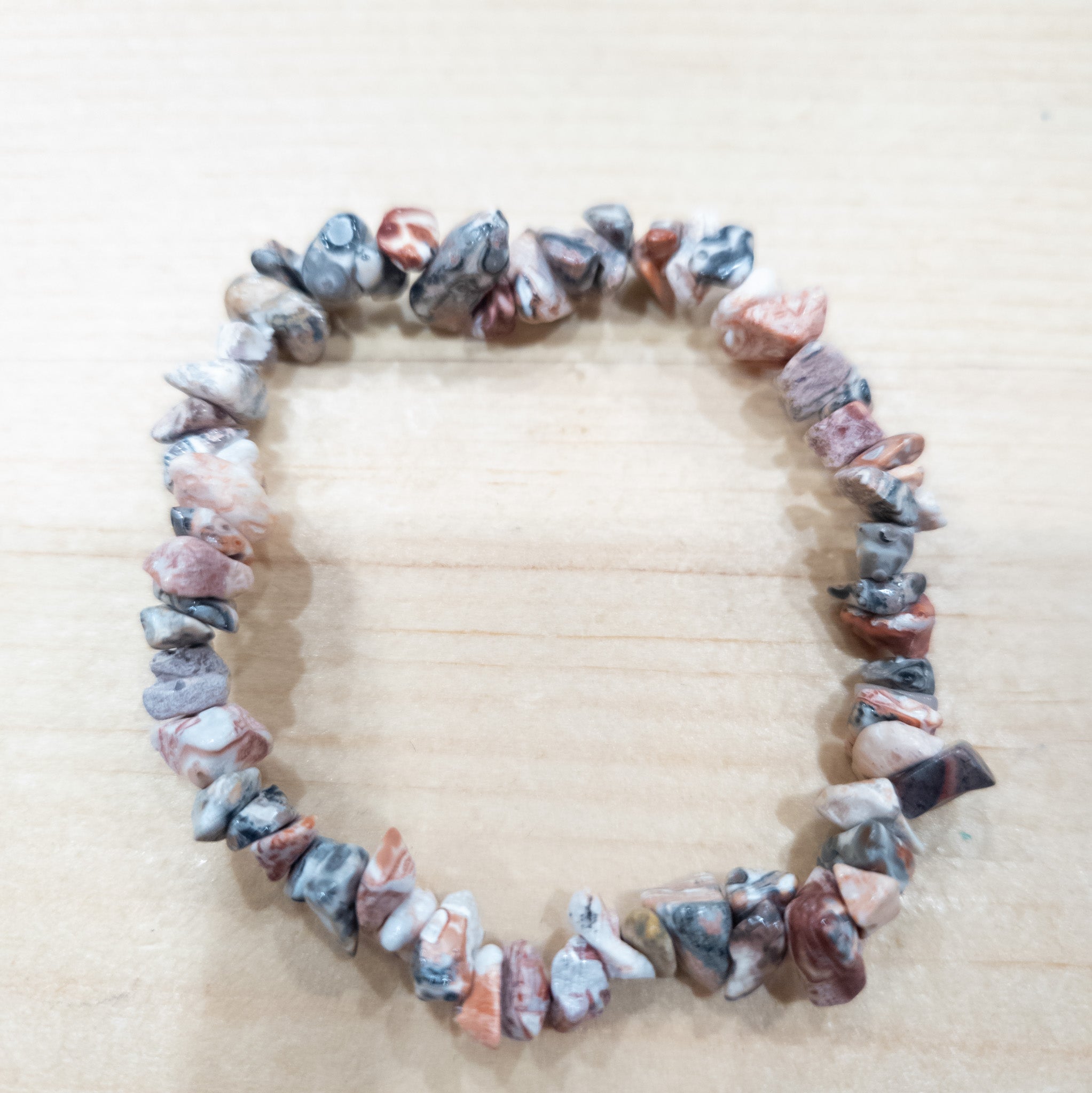 Lepard Jasper Stone Beaded Stretchy Bracelet