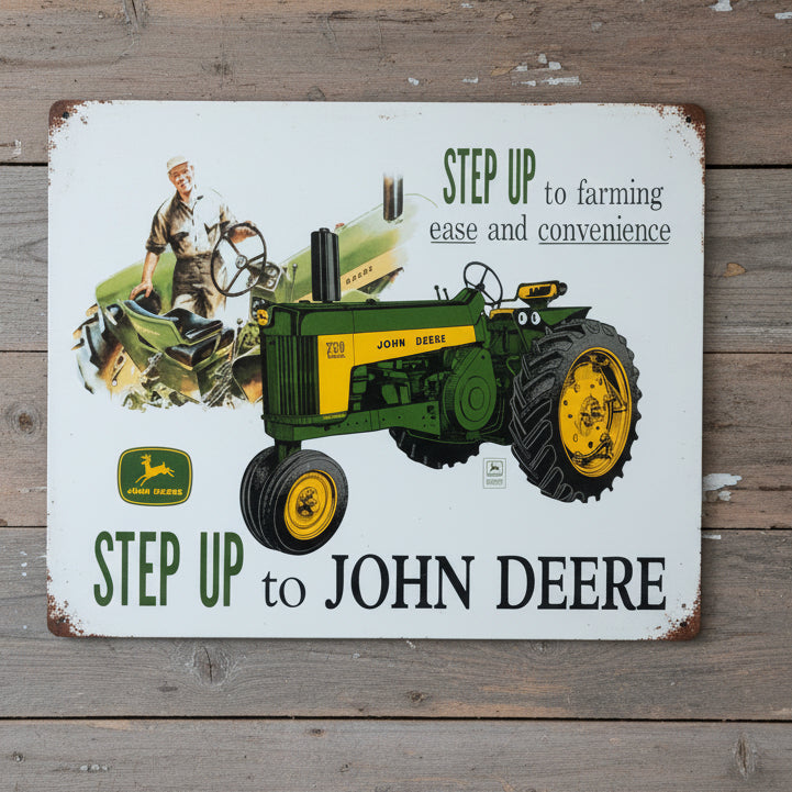 John Deere Tin Sign