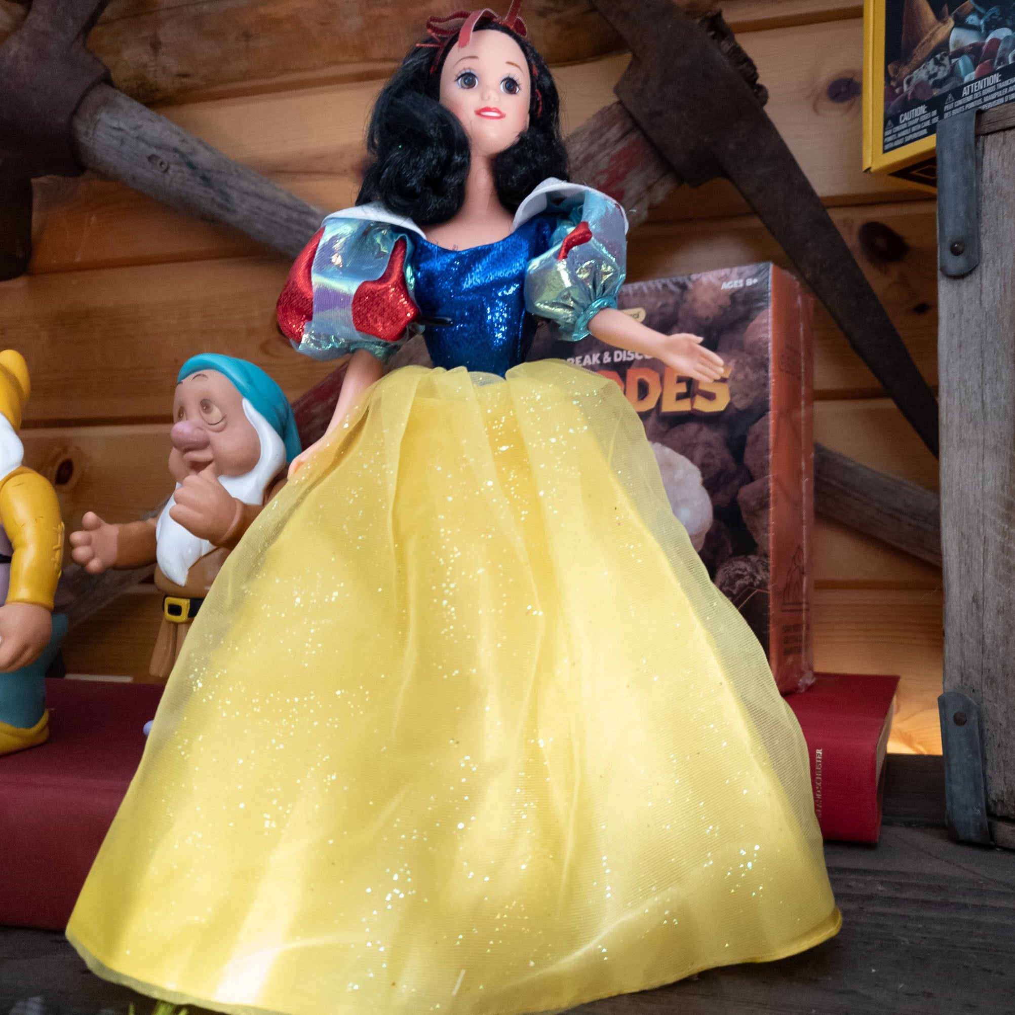 Vintage 1966 Disney Snow White Special Sparkles Collection Barbie By Mattel