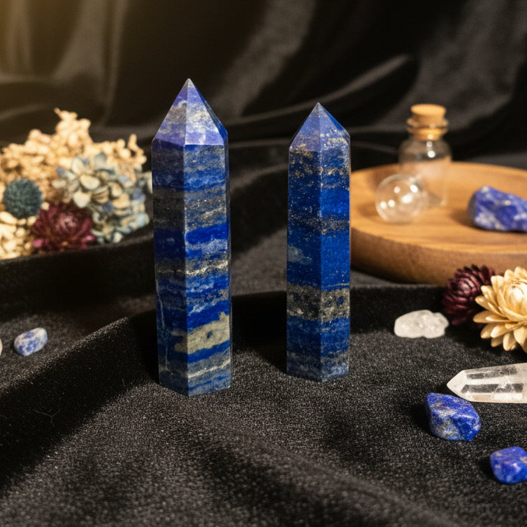 Lapis Lazuli Crystal Towers