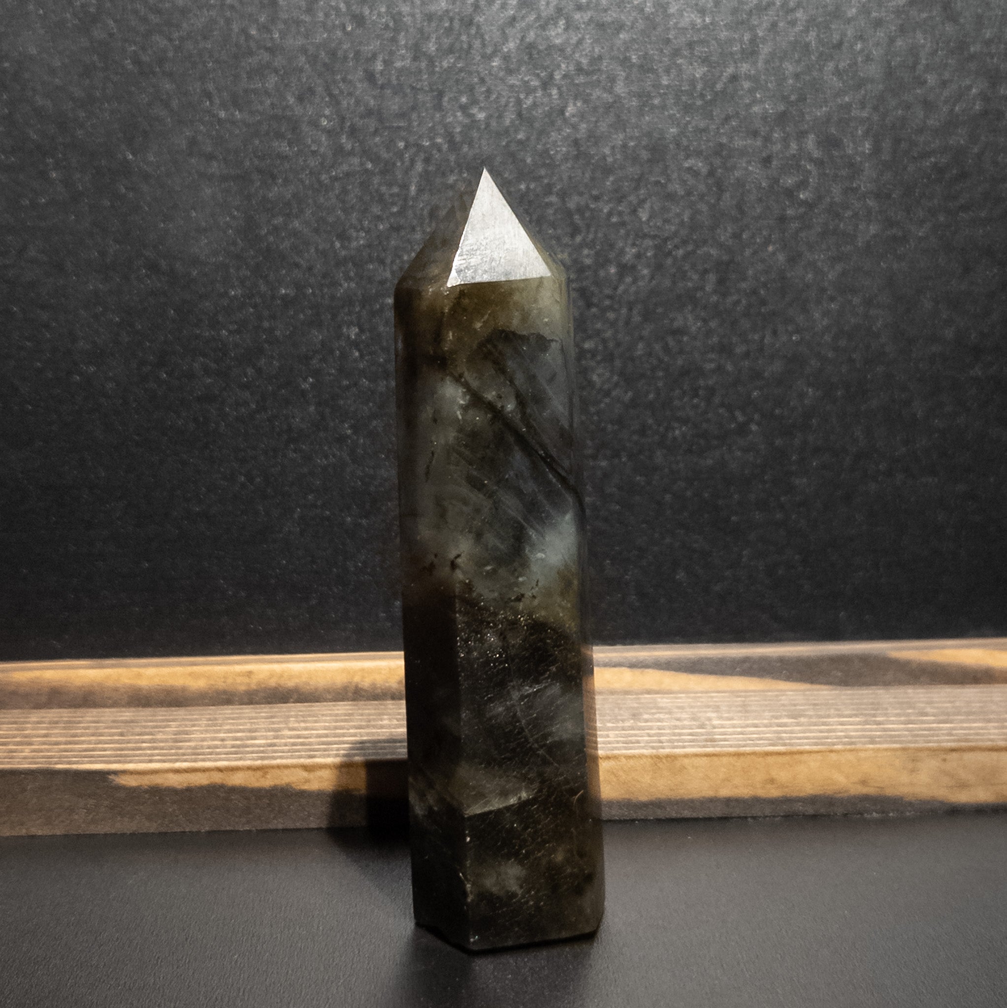 Natural Labradorite Tower 4 Inches Tall