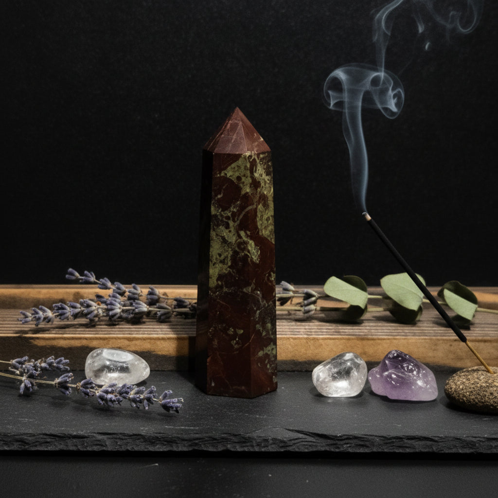 Dragon's Blood Jasper Tower