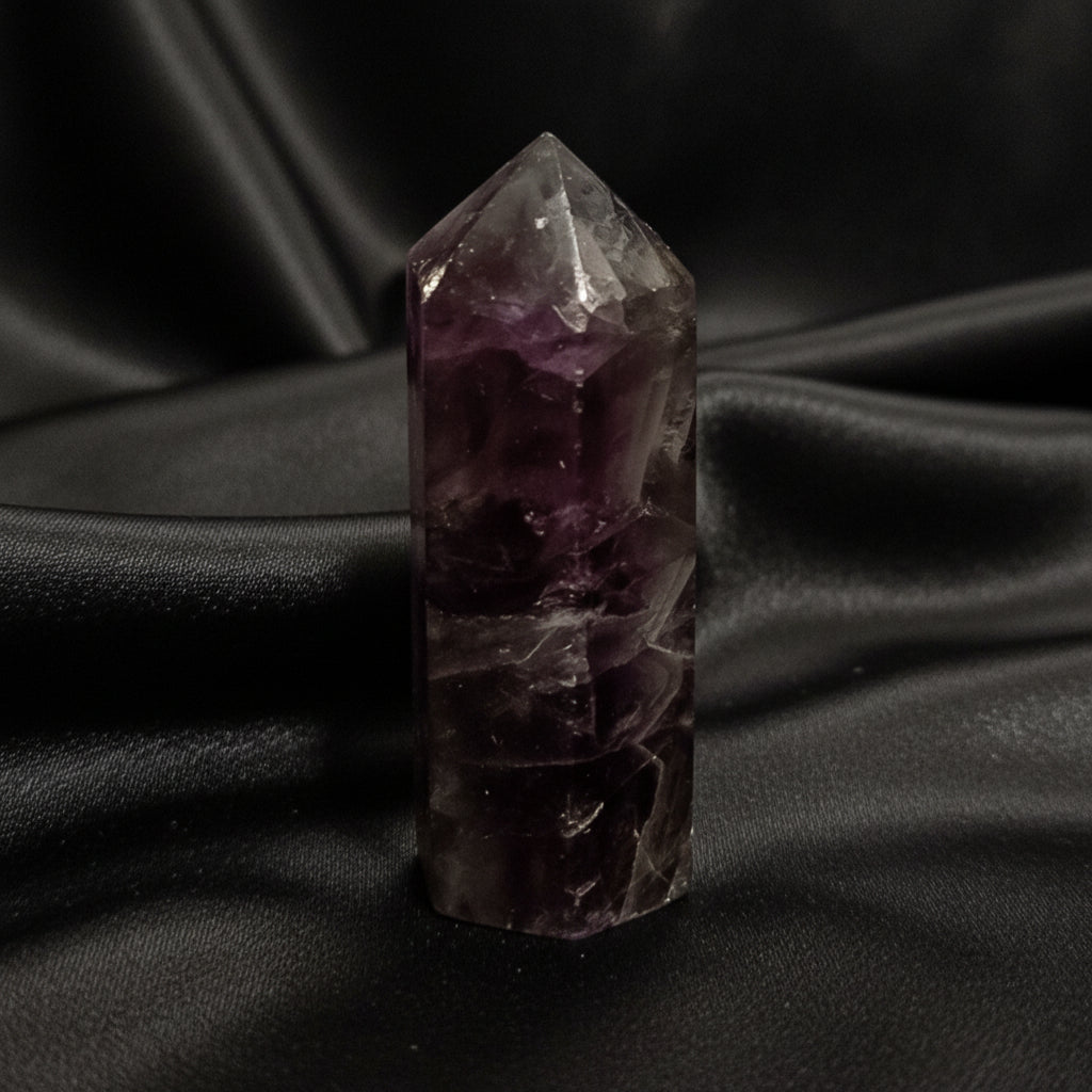 Rainbow Fluorite Crystal Tower 2 inch