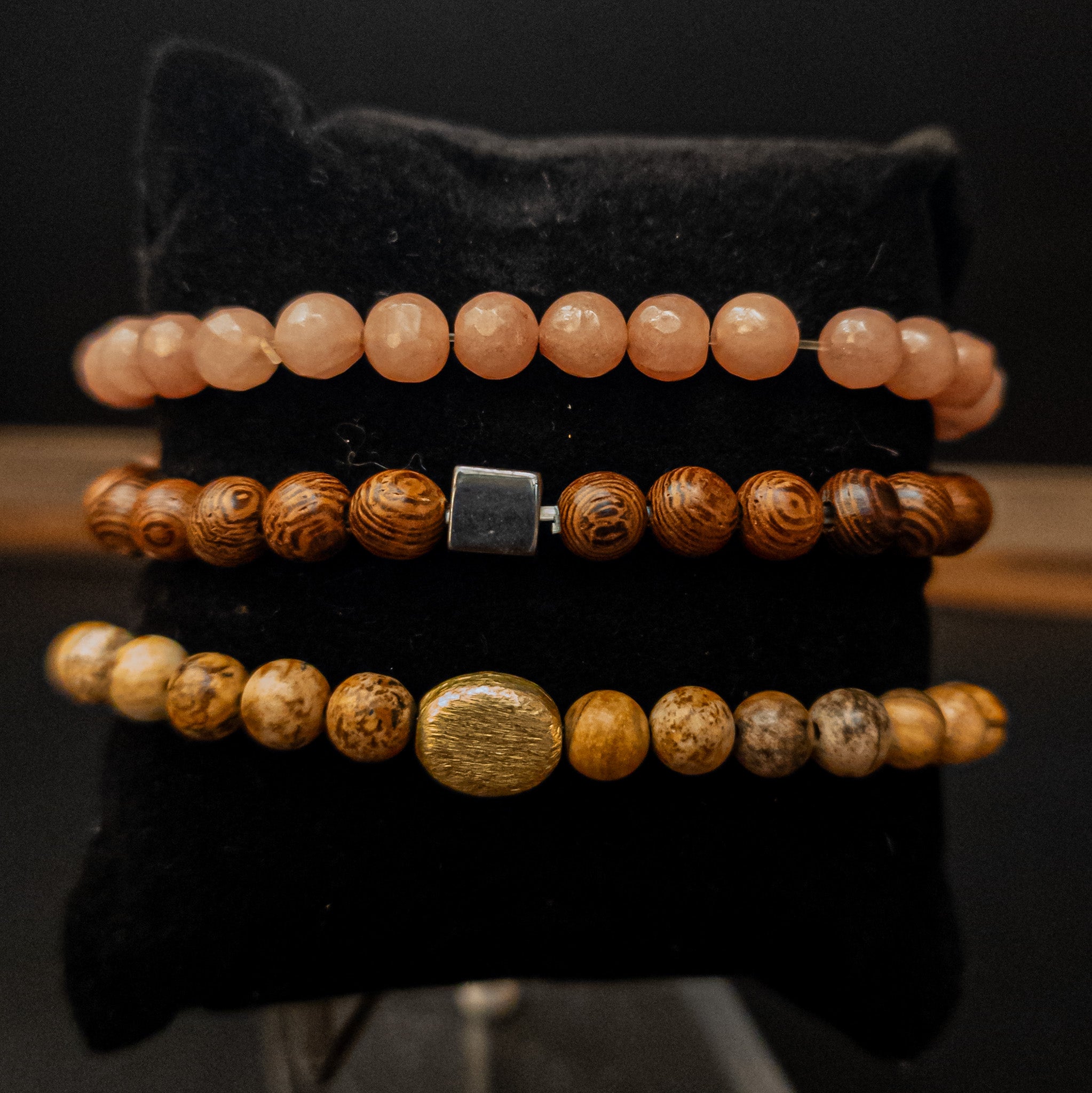 Landscape Jasper Stretch Bracelet