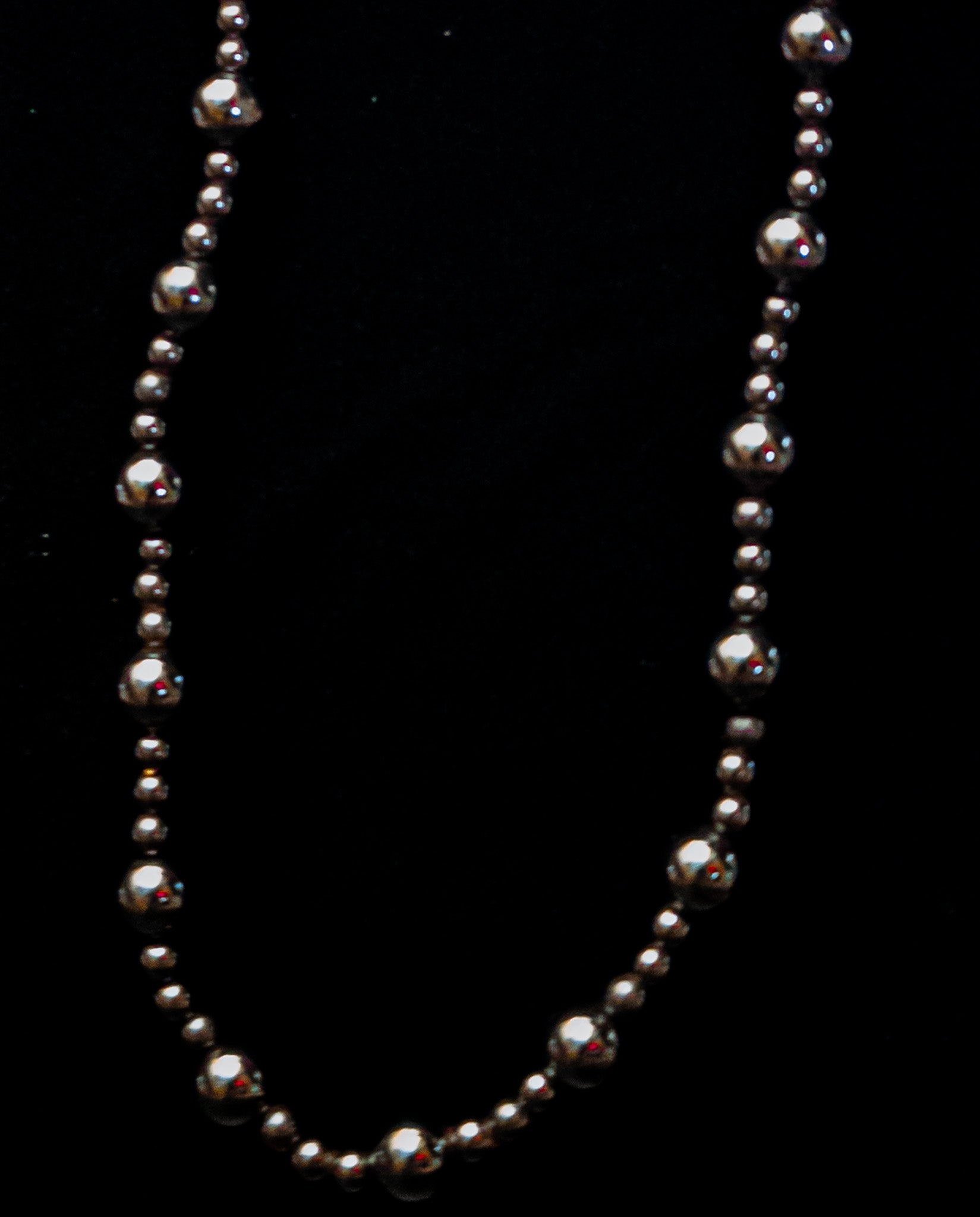 Magnetic Hematite Beaded Necklace