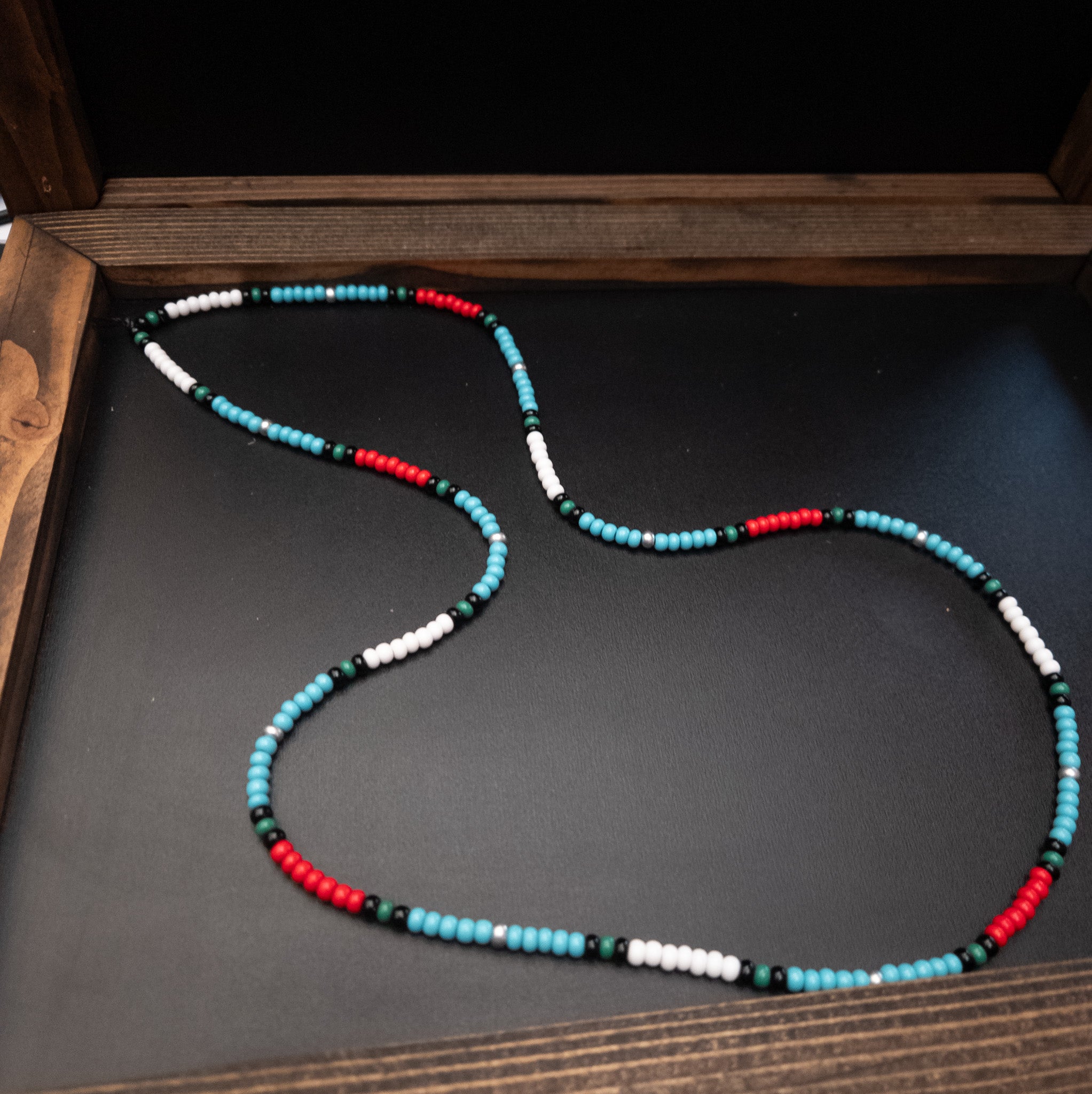 Jim Morrison Zephyr Beaded Necklace