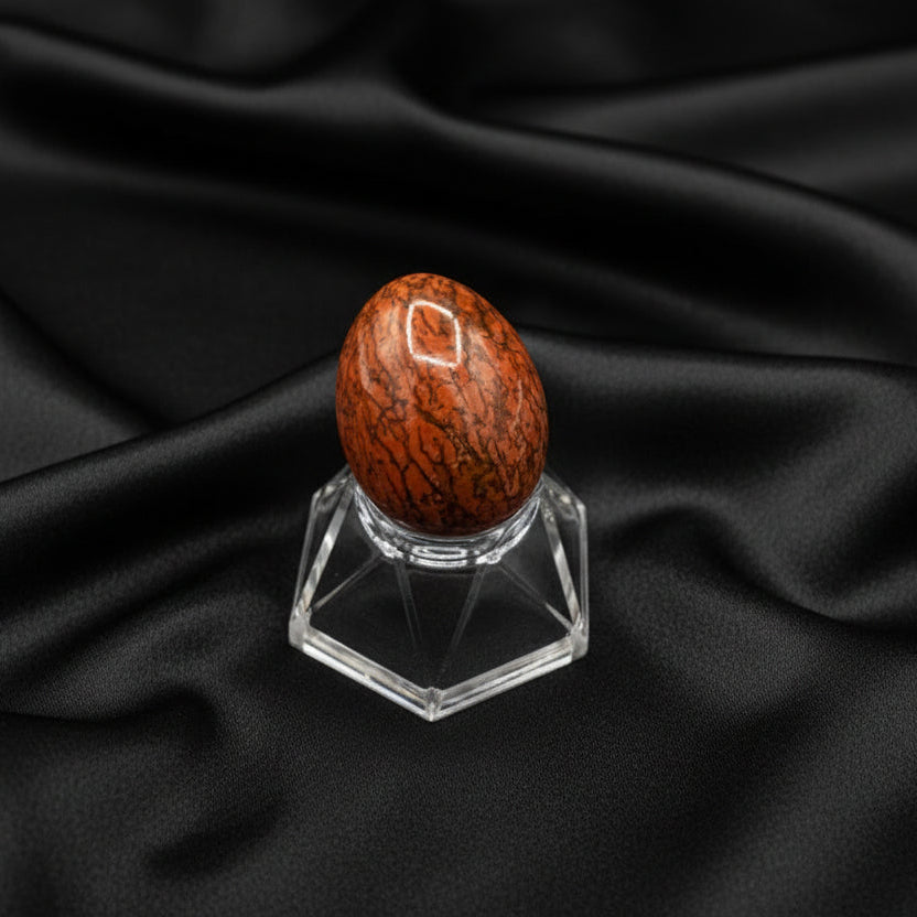 Mahogany Obsidian Crystal Egg