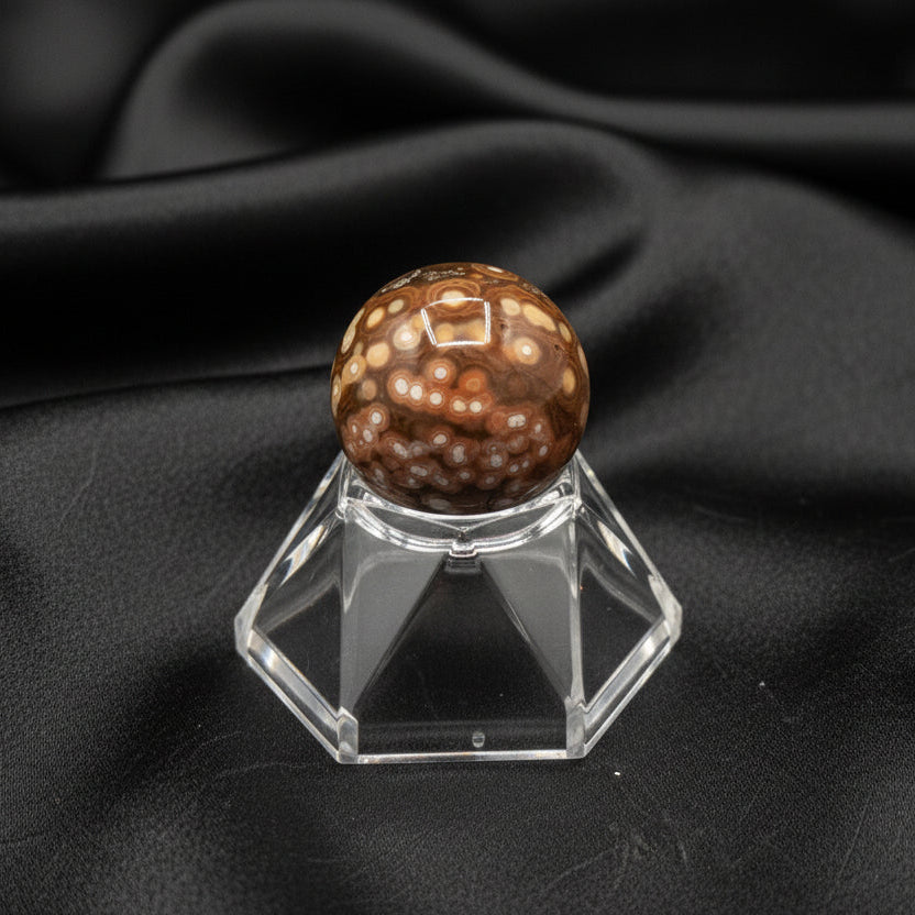 Spotted Earth Jasper Orb