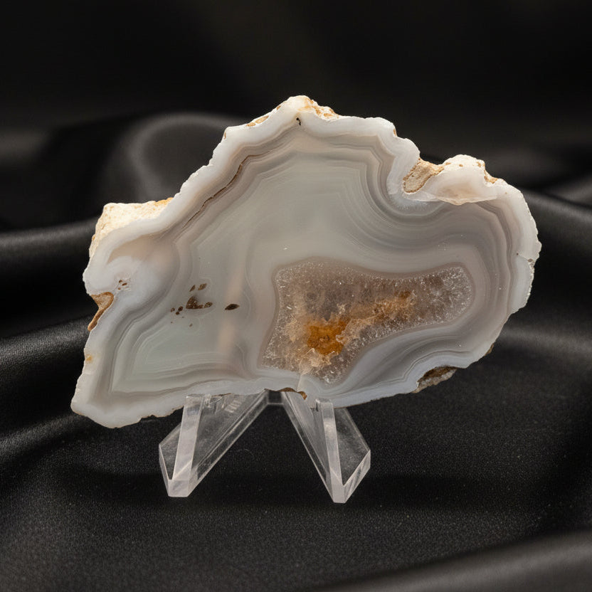 Window Druzy Agate Slice