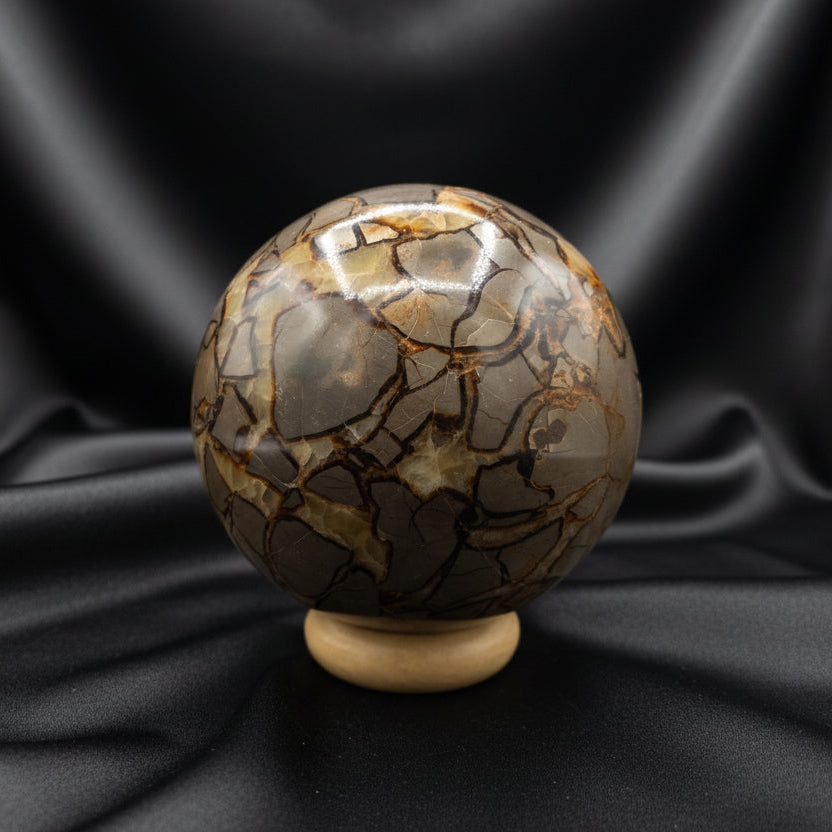 Septarian Nodule Crystal Ball