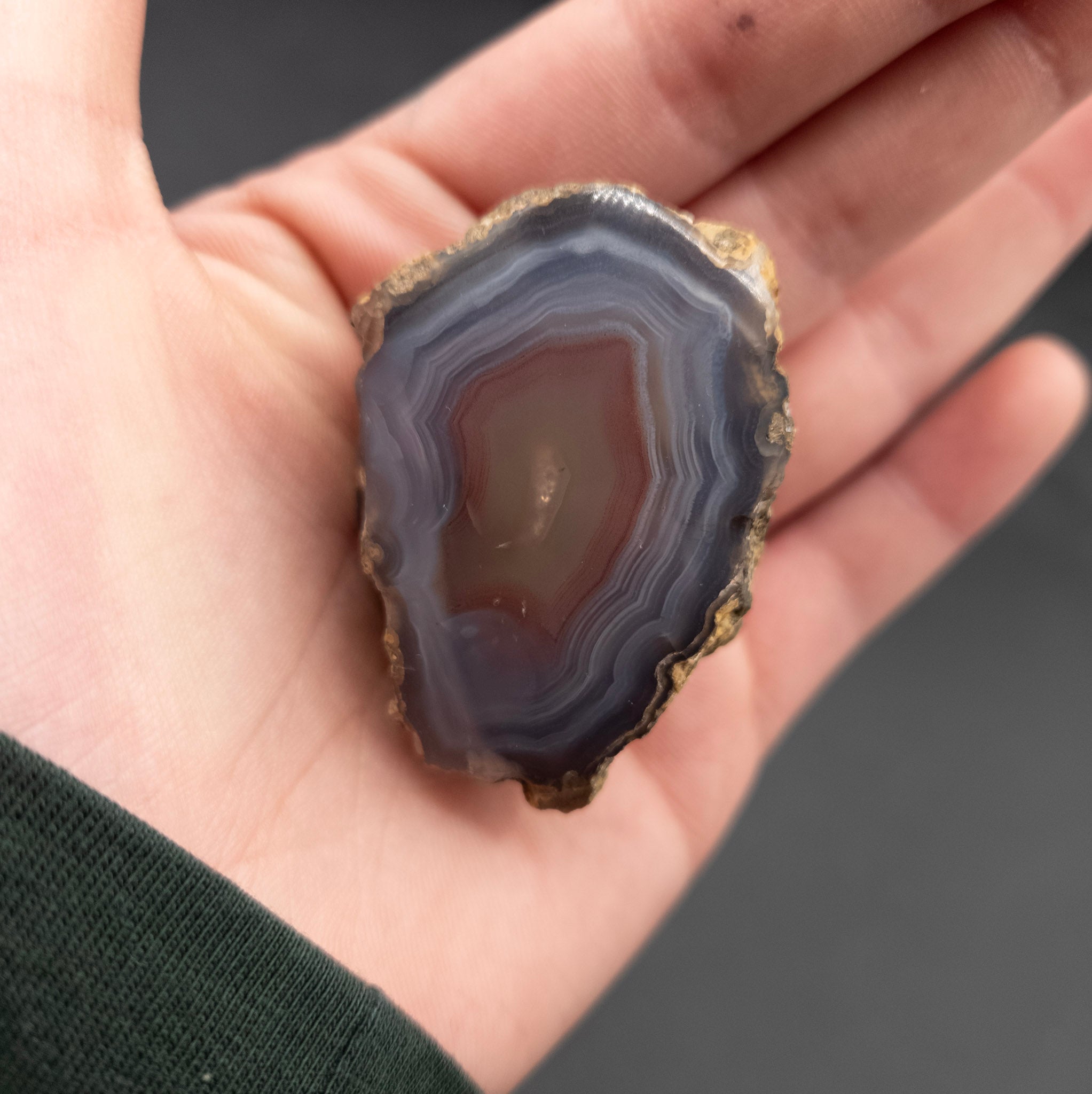 Striking Laguna Agate stone from Mexico