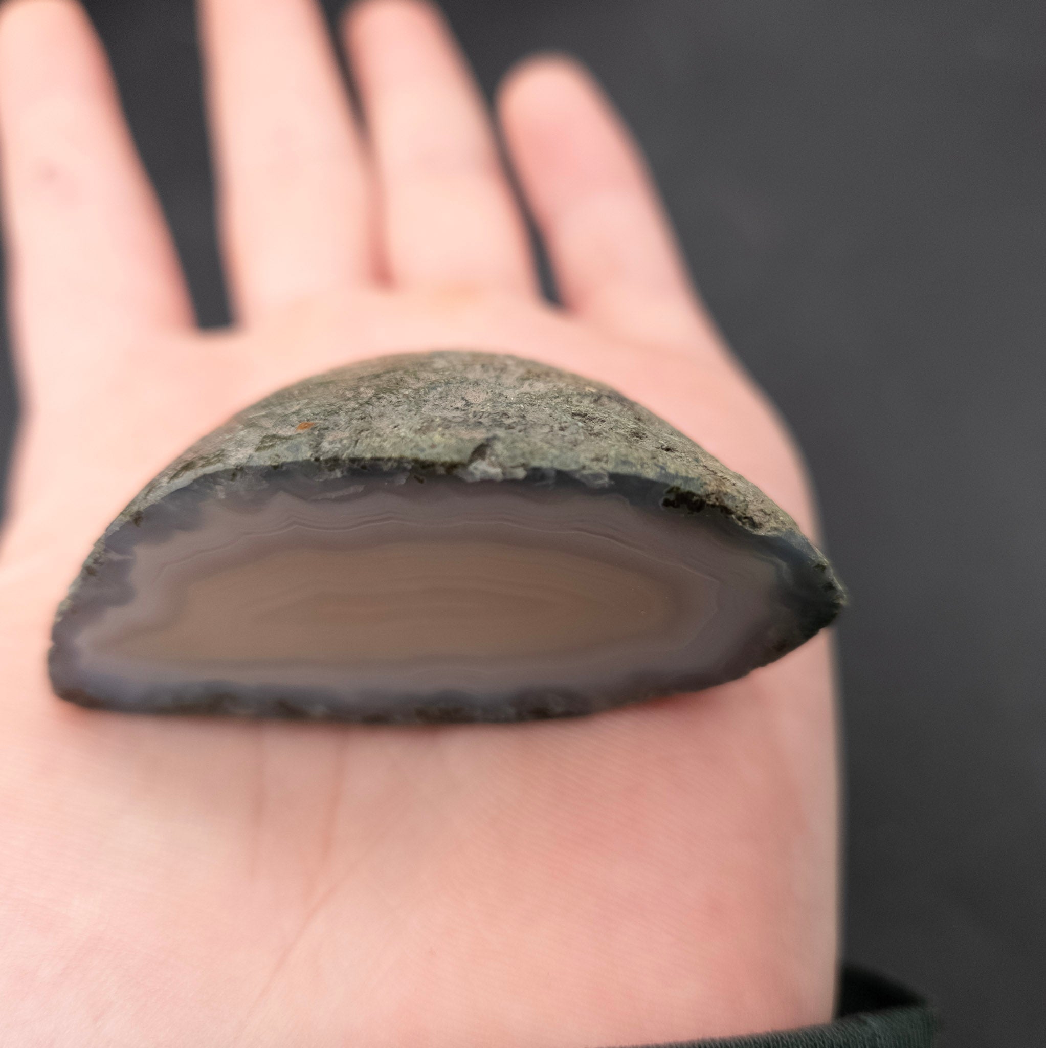 Amazing Half Polished Agate Stone