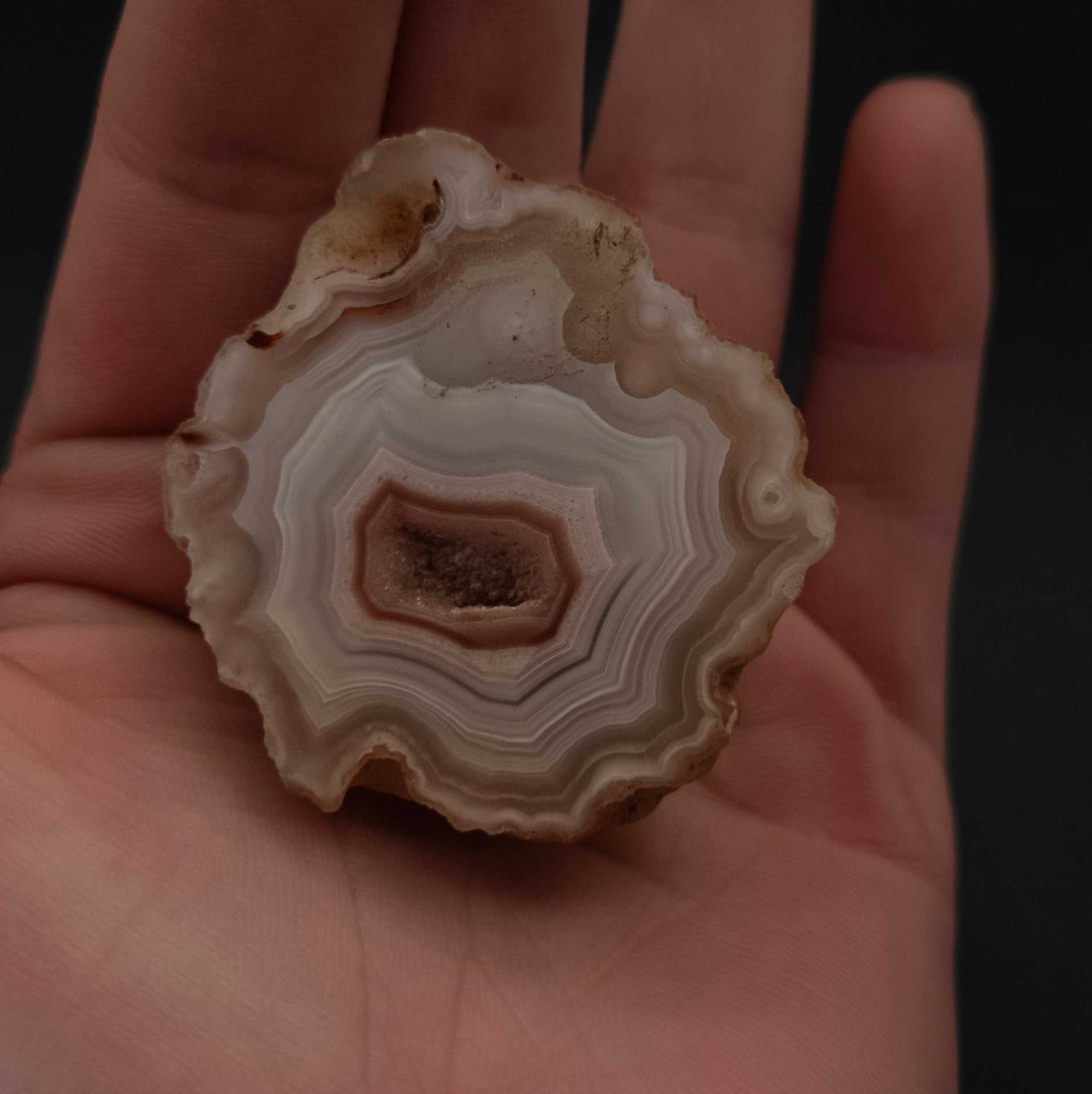 Pink Laguna Agate from Mexico