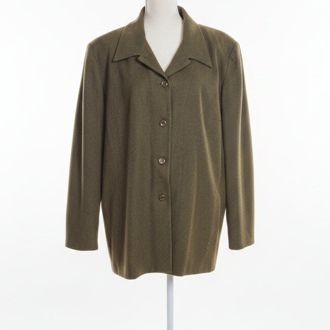 Vintage Pendleton Green Wool Jacket – Blazer Style, Light Coat, Size 20W