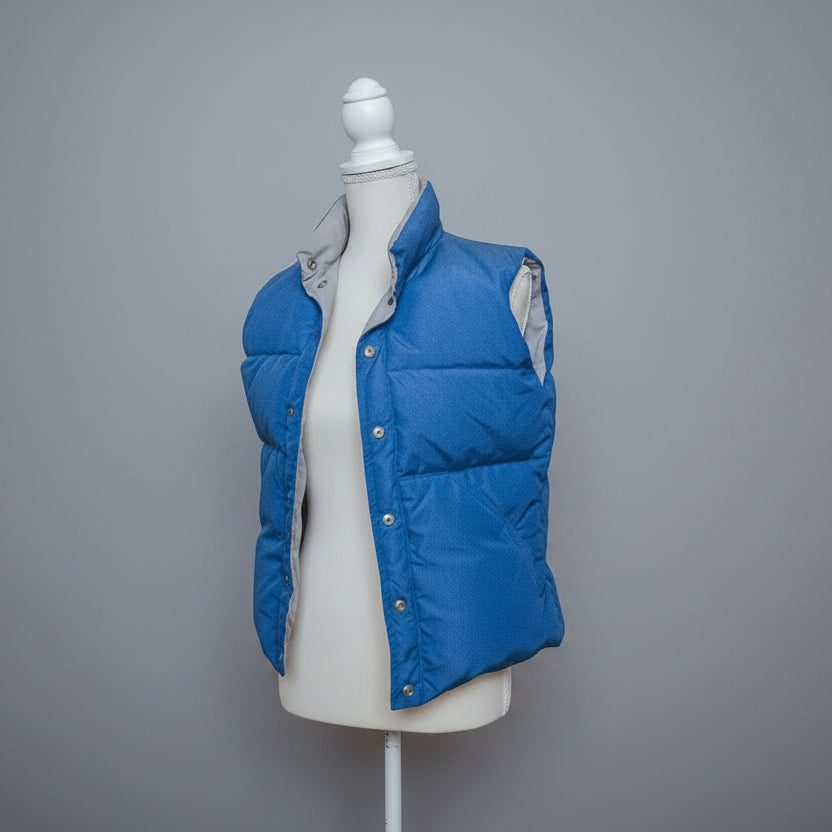 Reversible Grey and Blue Vest – Men's Size M