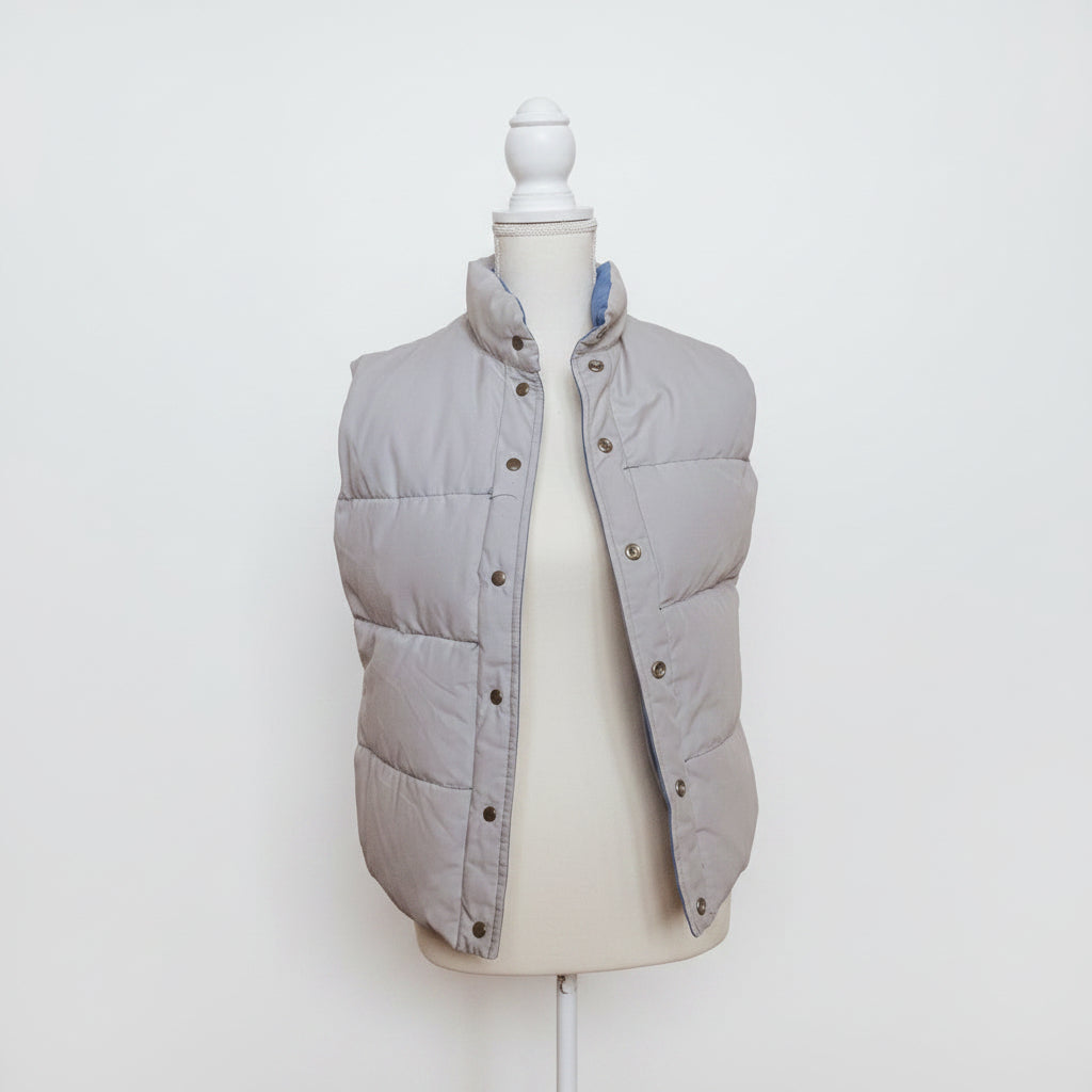 Reversible Grey and Blue Vest – Men's Size M