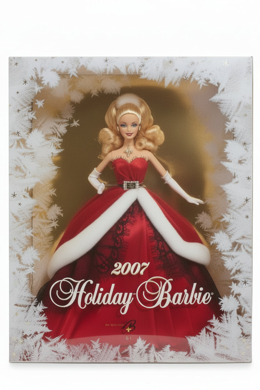 2007 Holiday Barbie Blonde Version