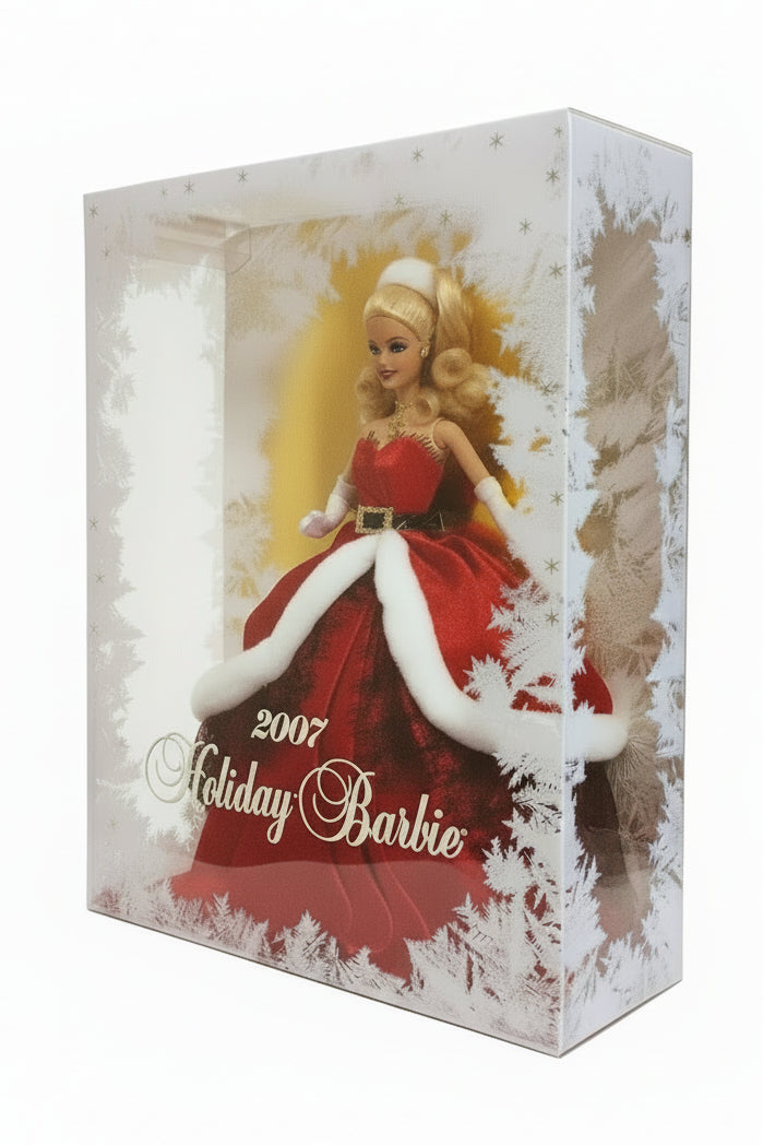 2007 Holiday Barbie Blonde Version