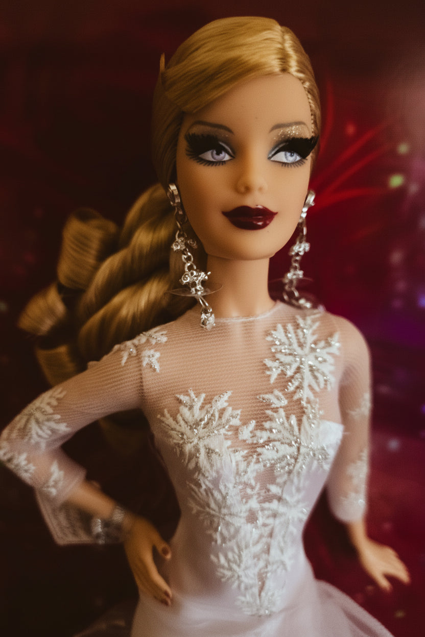 2008 Holiday Barbie Blonde Version
