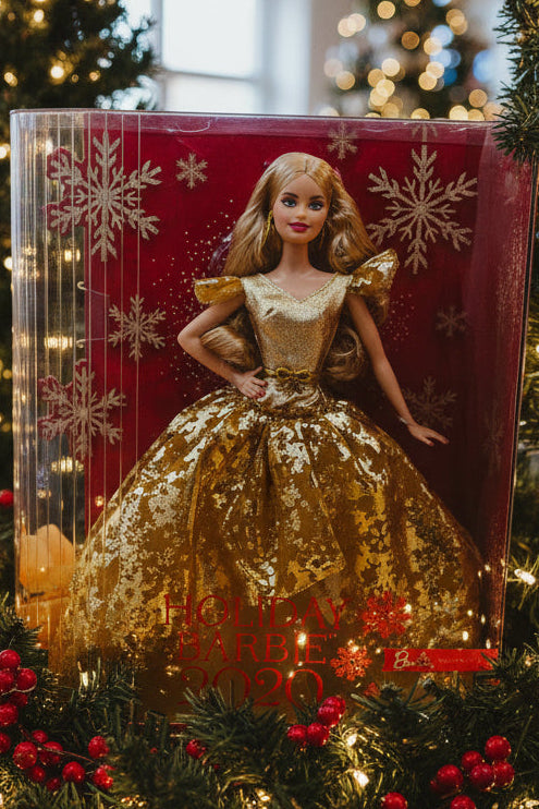 2020 Holiday Barbie Blonde Version