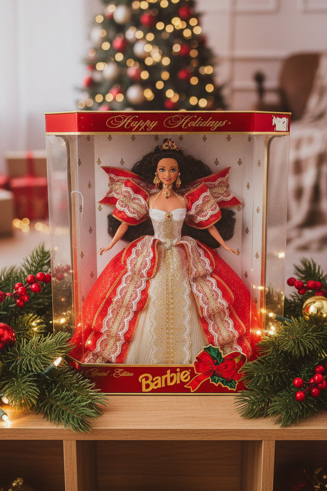 1997 Happy Holidays Barbie 10th Anniversary Special Edition