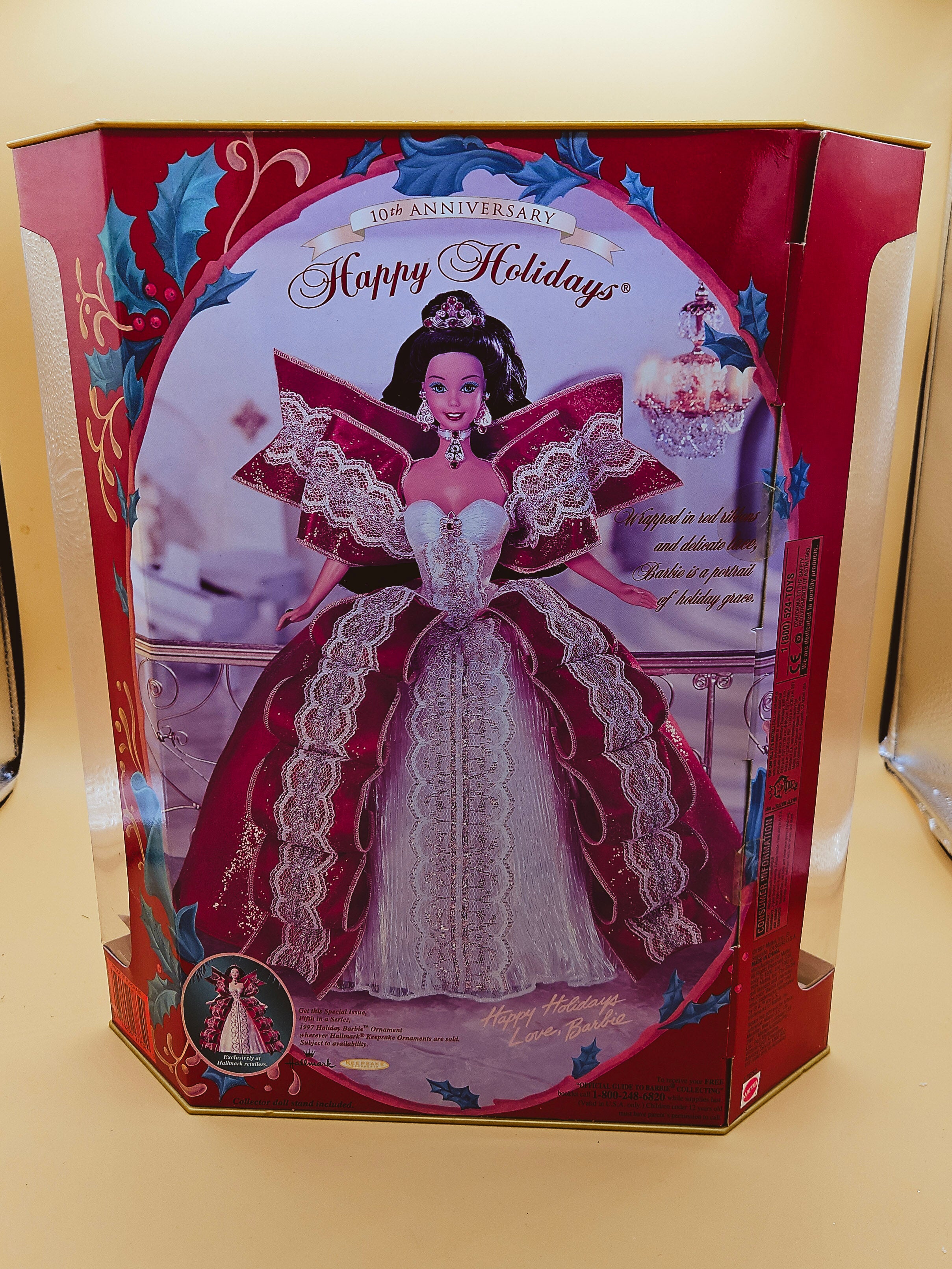 1997 Happy Holidays Barbie 10th Anniversary Special Edition