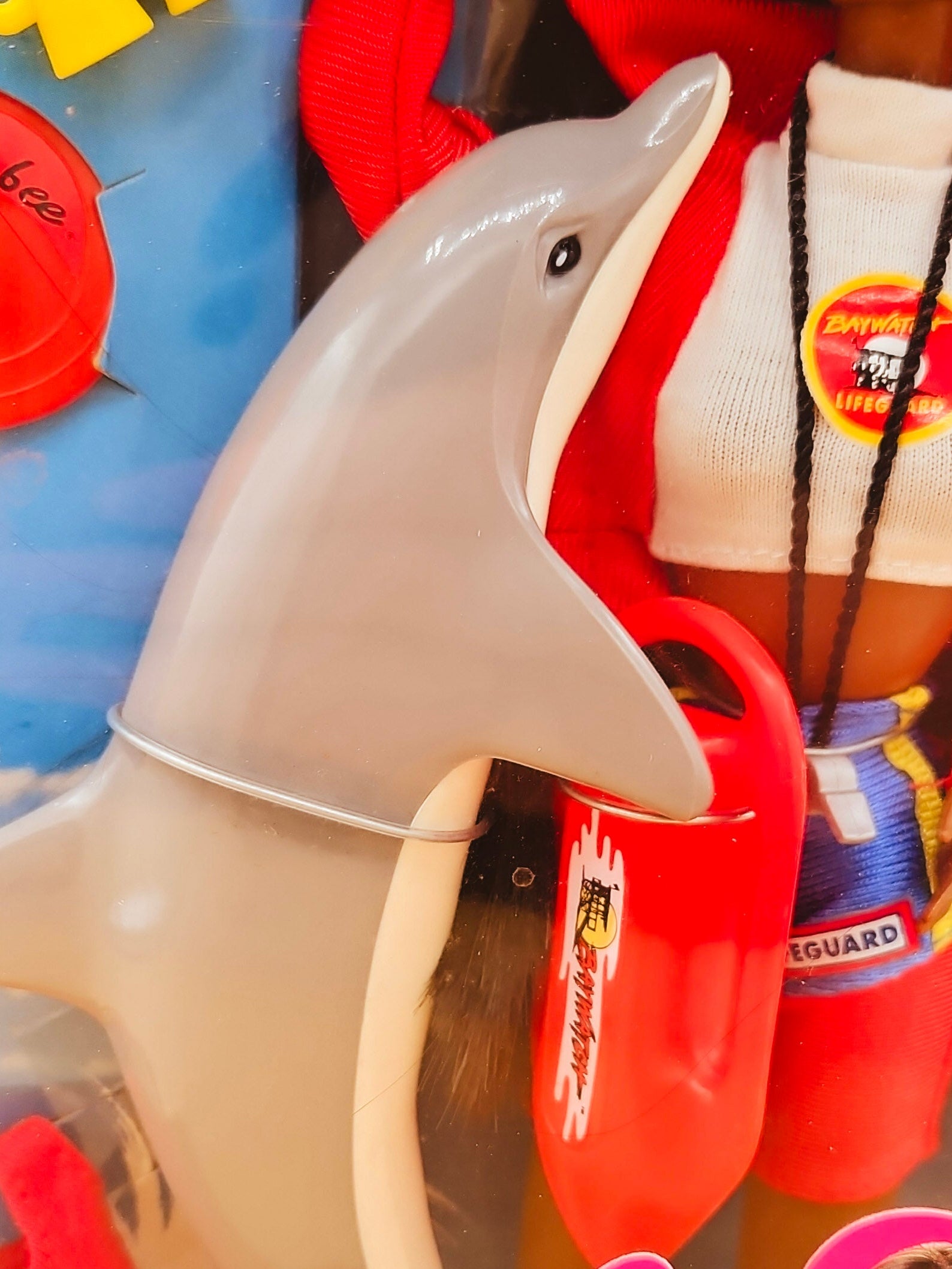1999 Baywatch Lifeguard Barbie with Dolphin and Accessories