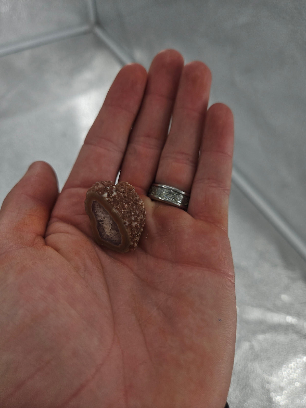 Natural Quartz Agate Geode