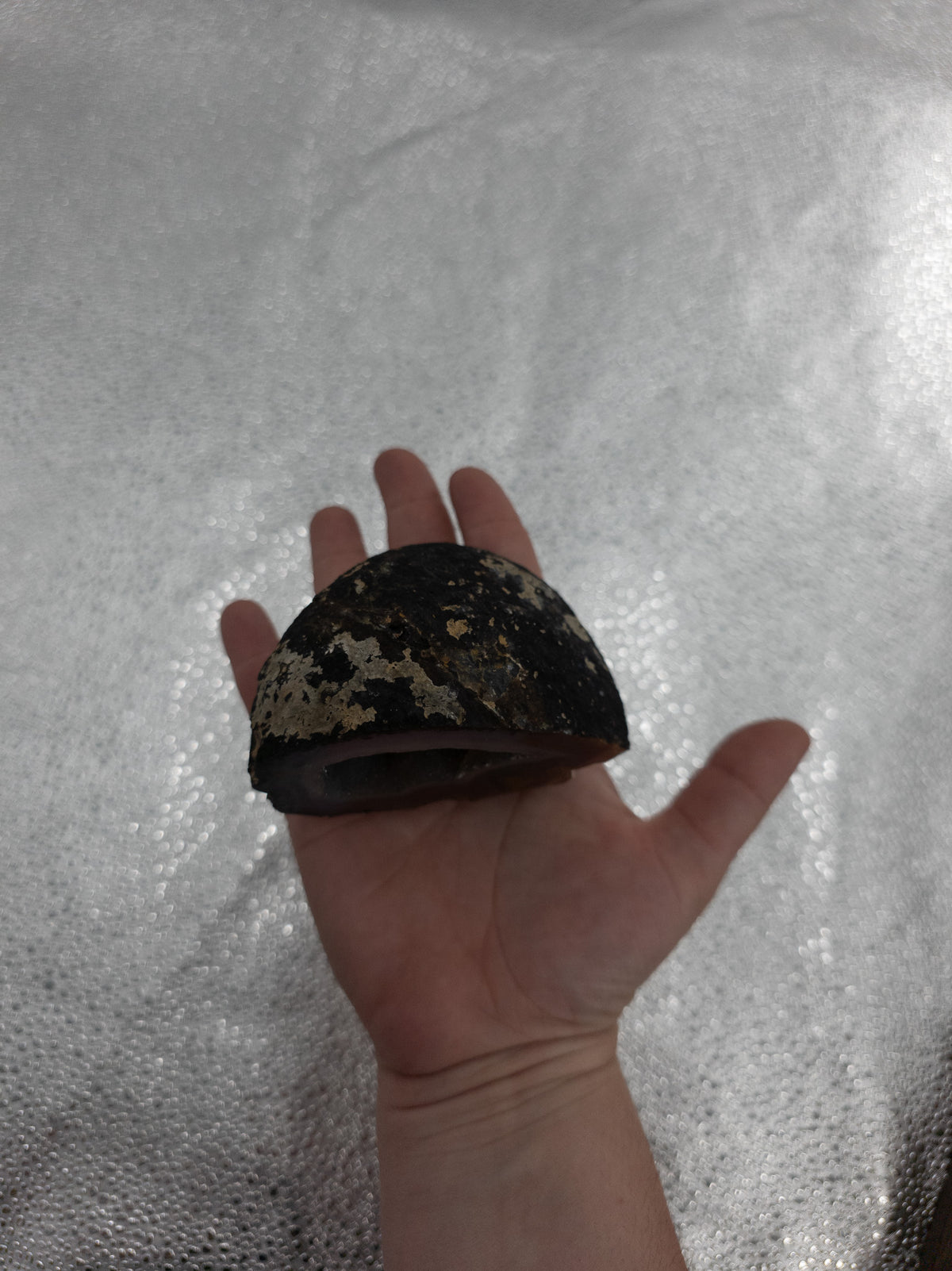 Natural Brazilian Agate Geode - 3.5 in