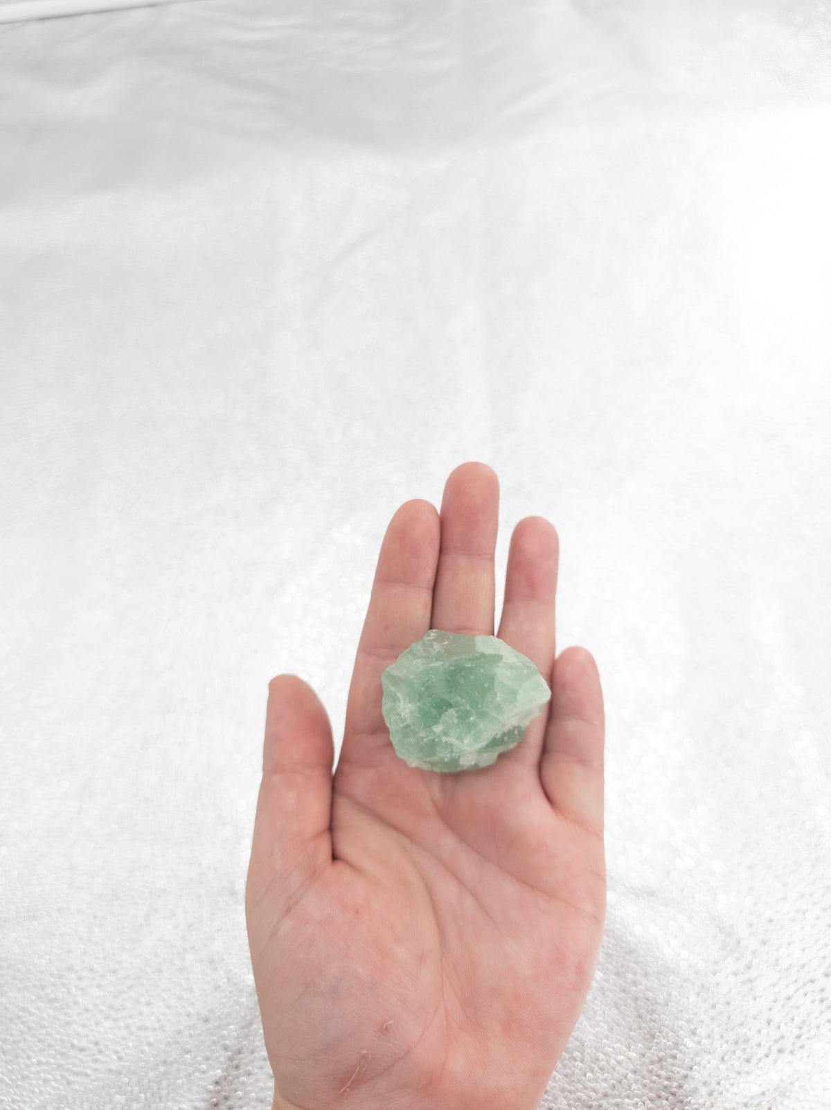 Raw Green Fluorite Crystal