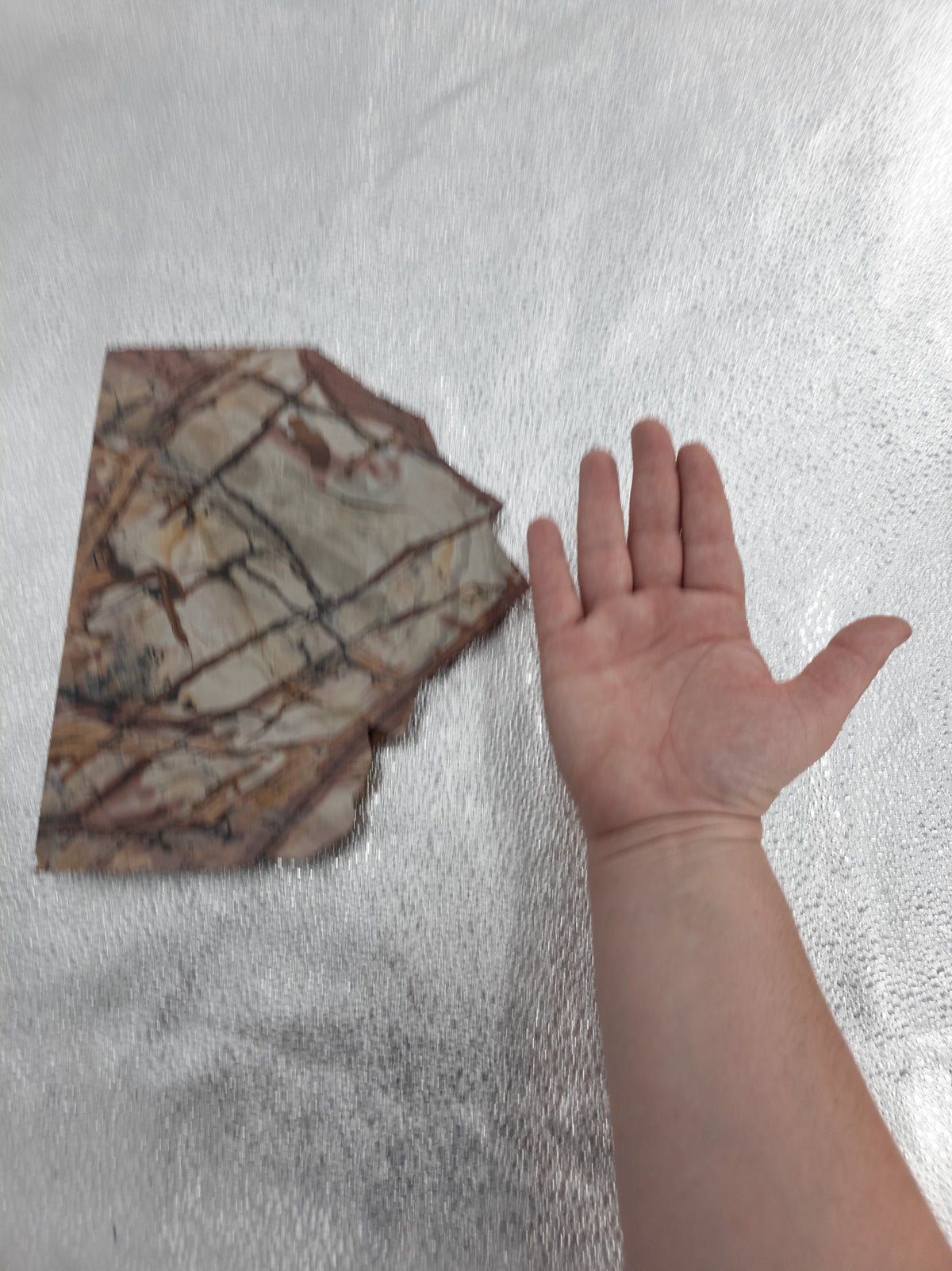 Polished Picasso Jasper Slab - 10.5 in, Utah (Cracked)