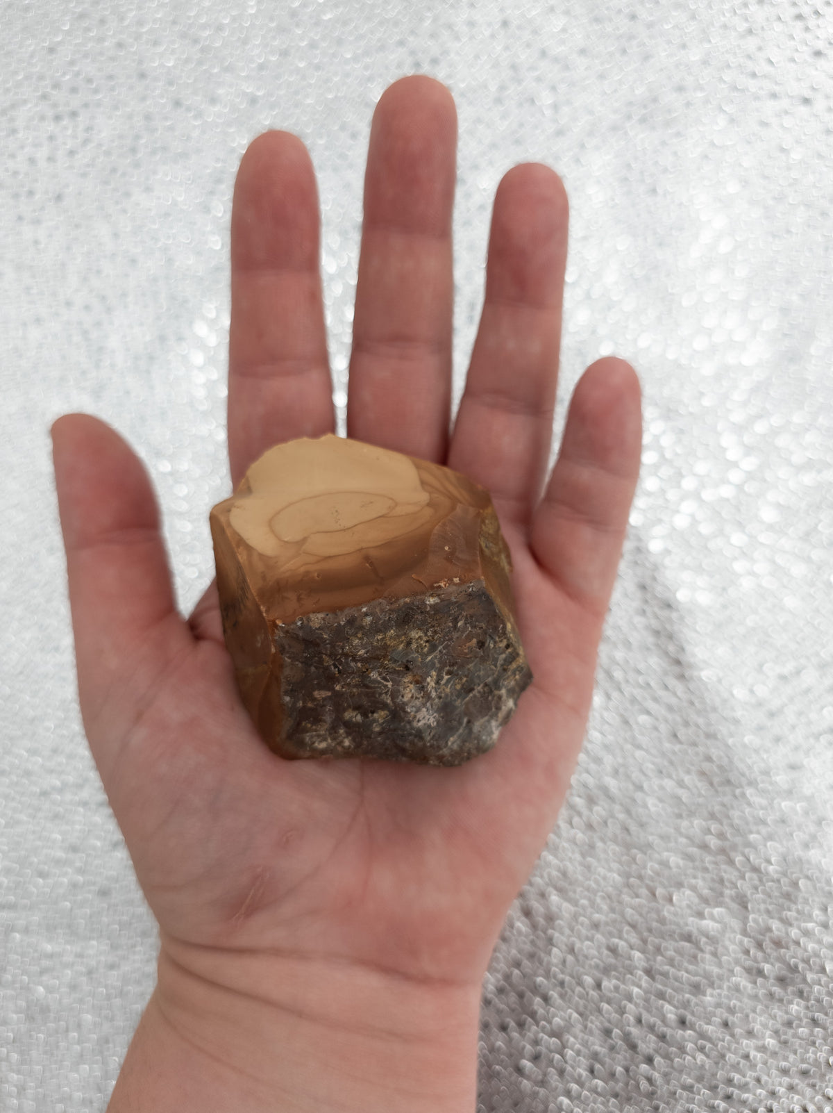 Raw Bruneau Jasper - 3 in, Owyhee, Idaho