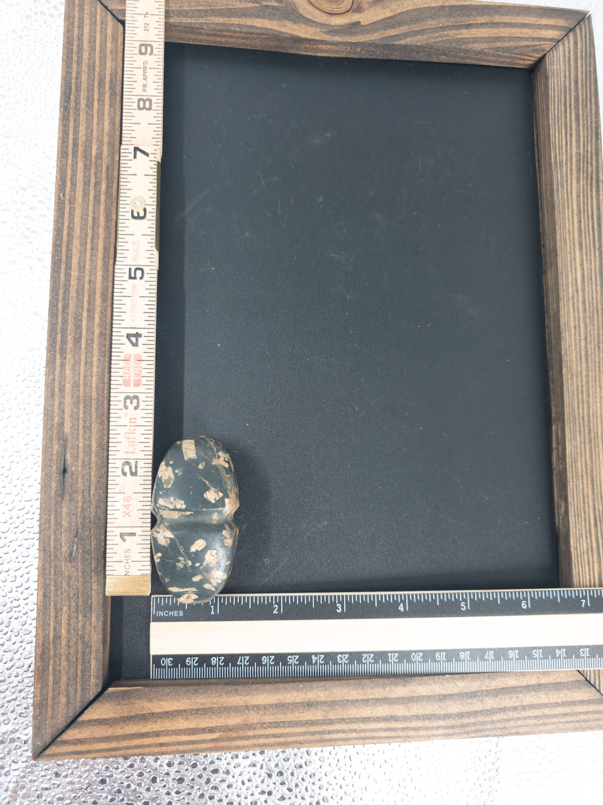Carved And Tumbled Black Porphyry