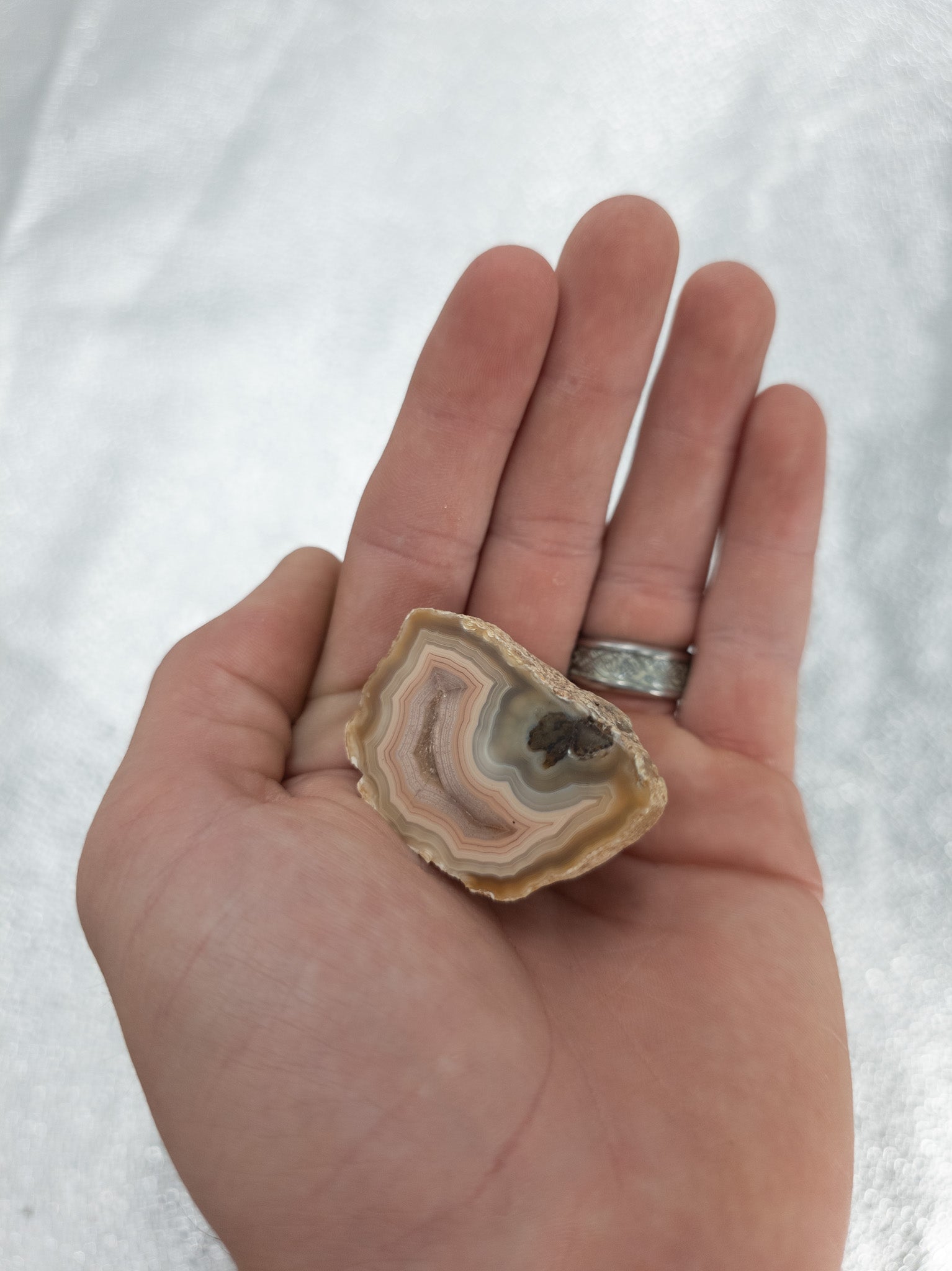 Fortification Banded Agate Geode