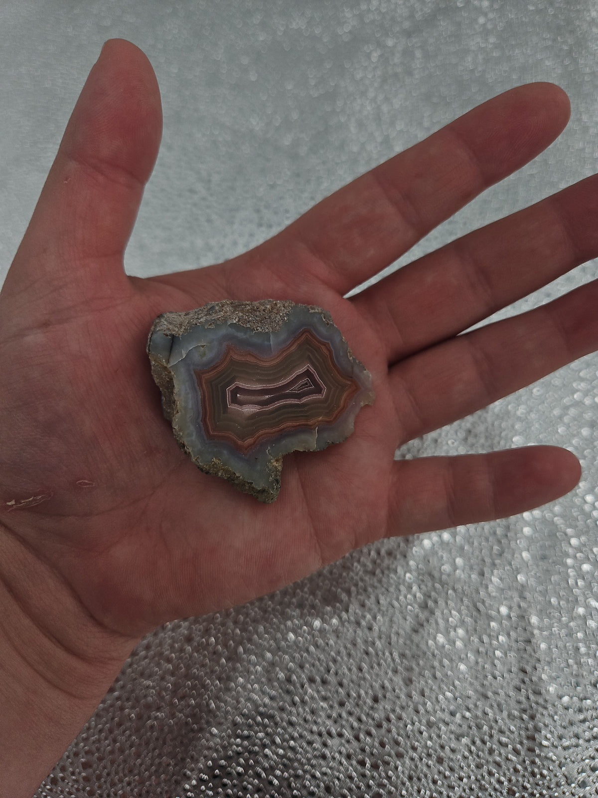 Swazi Agate Slab - 1.4 in, 2 oz