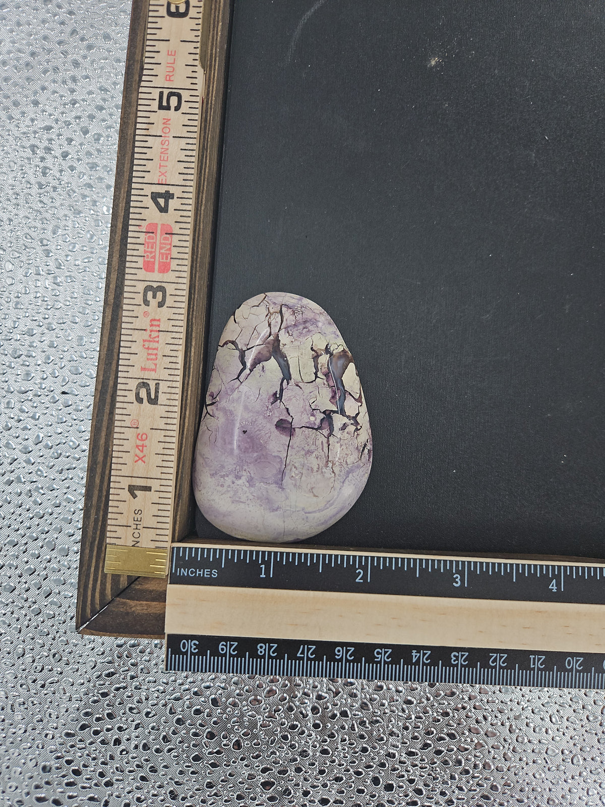 Tiffany Bertrandite Stone - 3 in, Utah