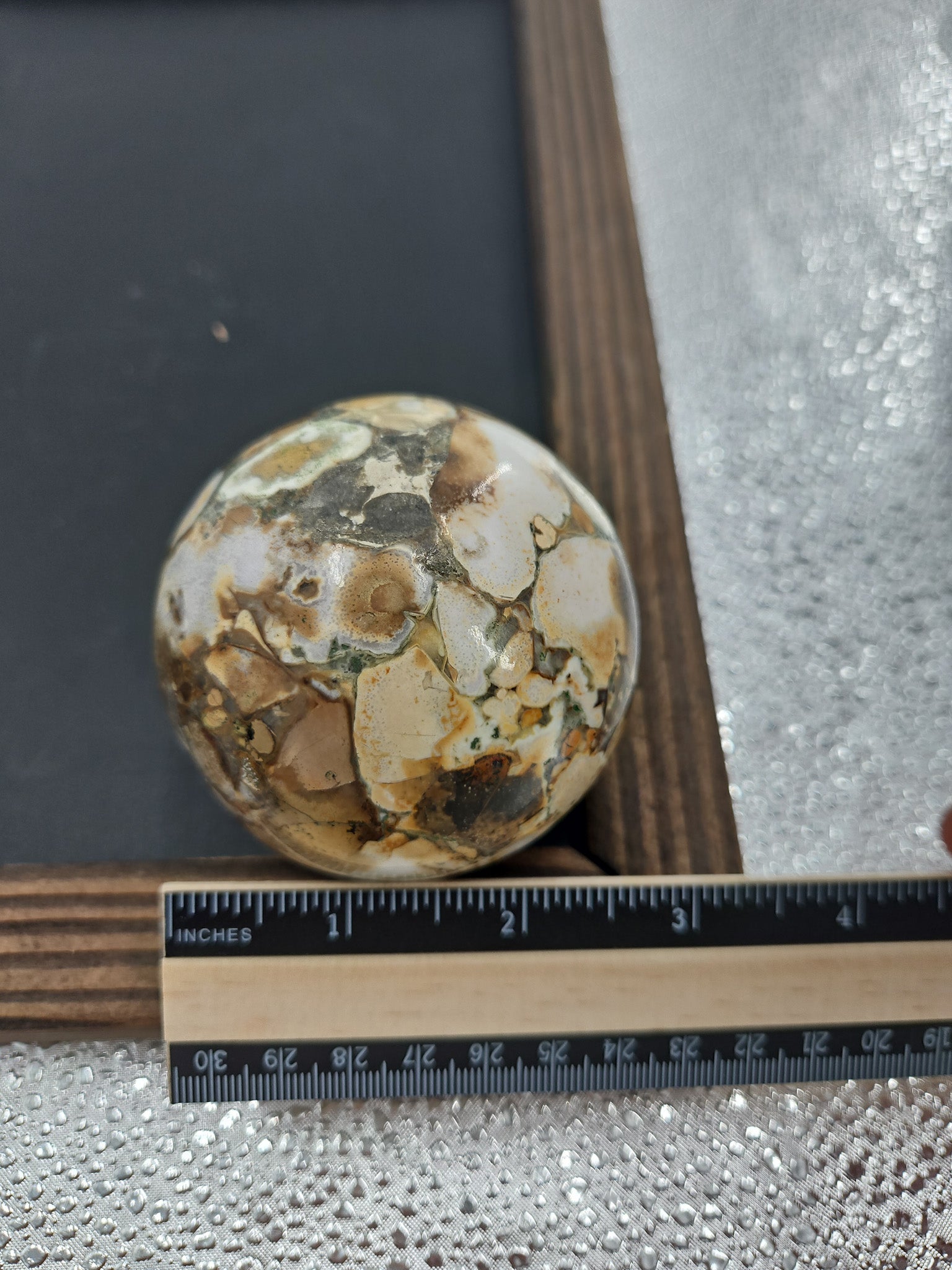 King Cobra Jasper Sphere - India