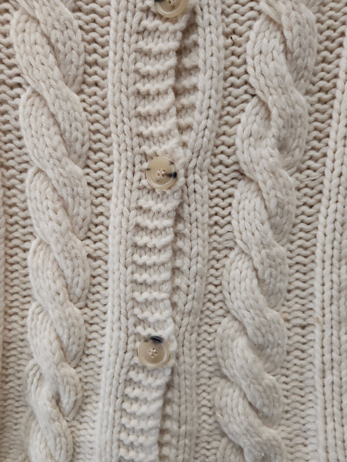 Theory 100% Cashmere Cable Knit Cardigan Size L