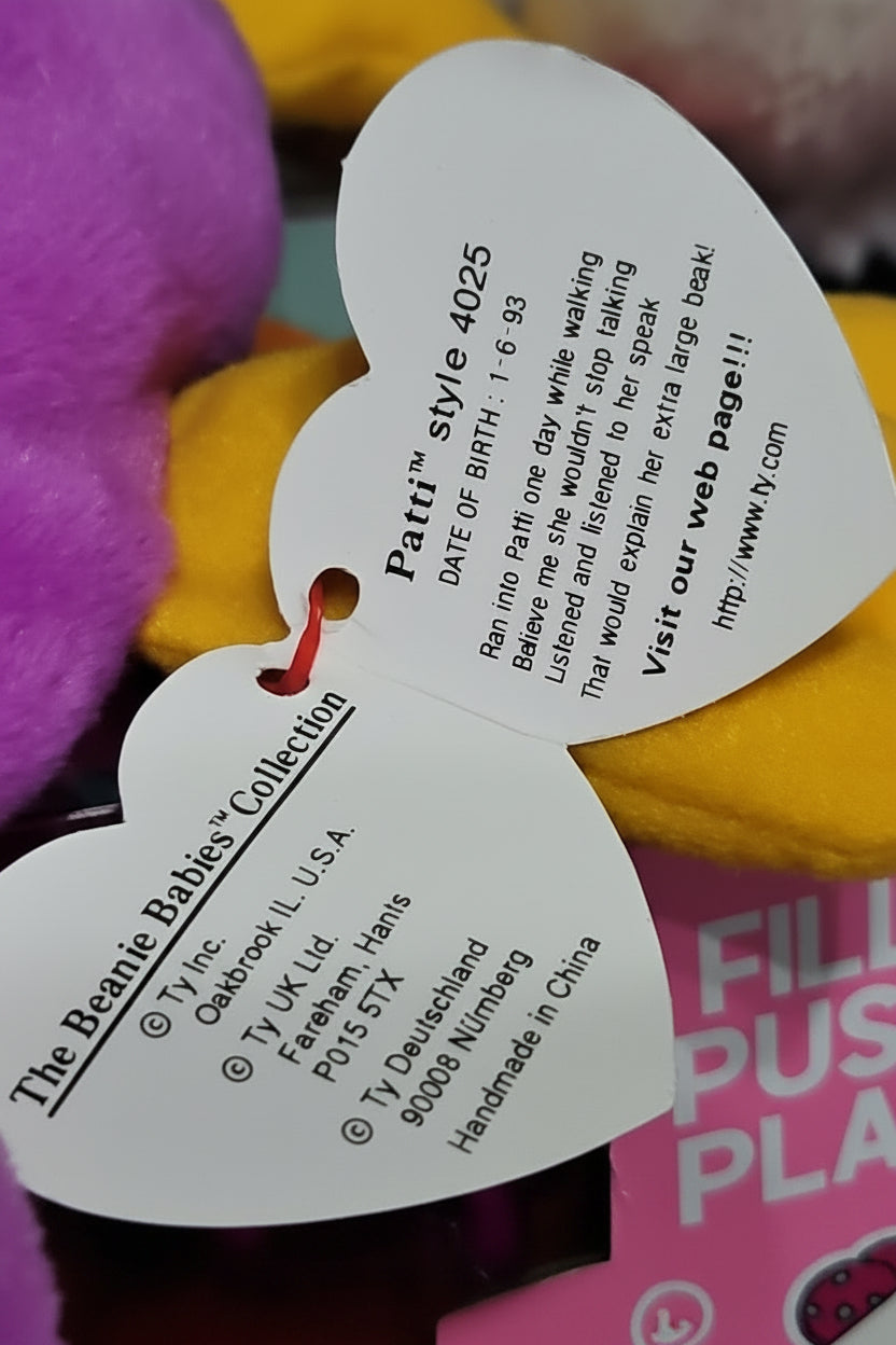 TY Beanie Babies Patti the Platypus Style 4025
