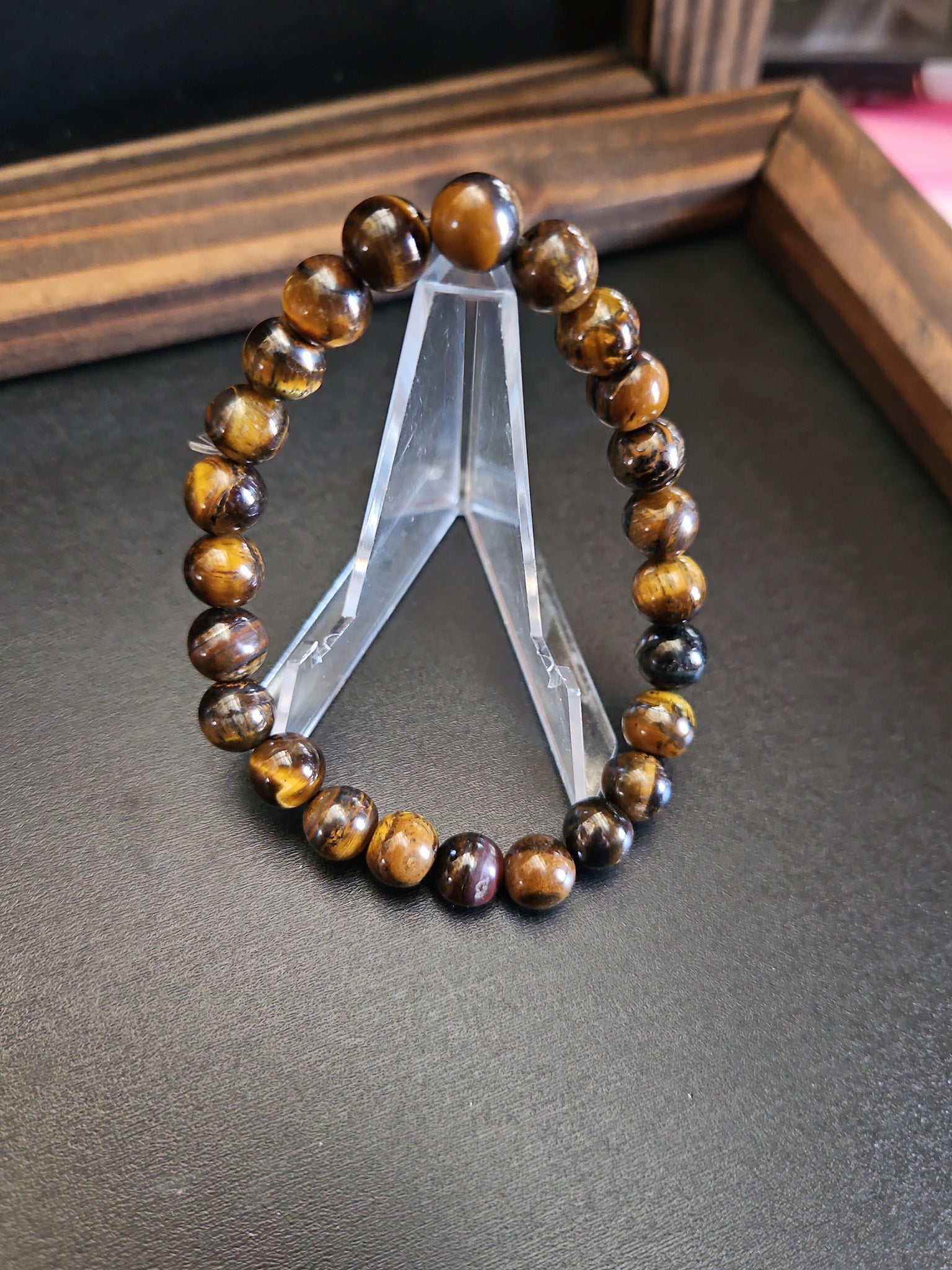 Tiger’s Eye Beaded Stretch Bracelet