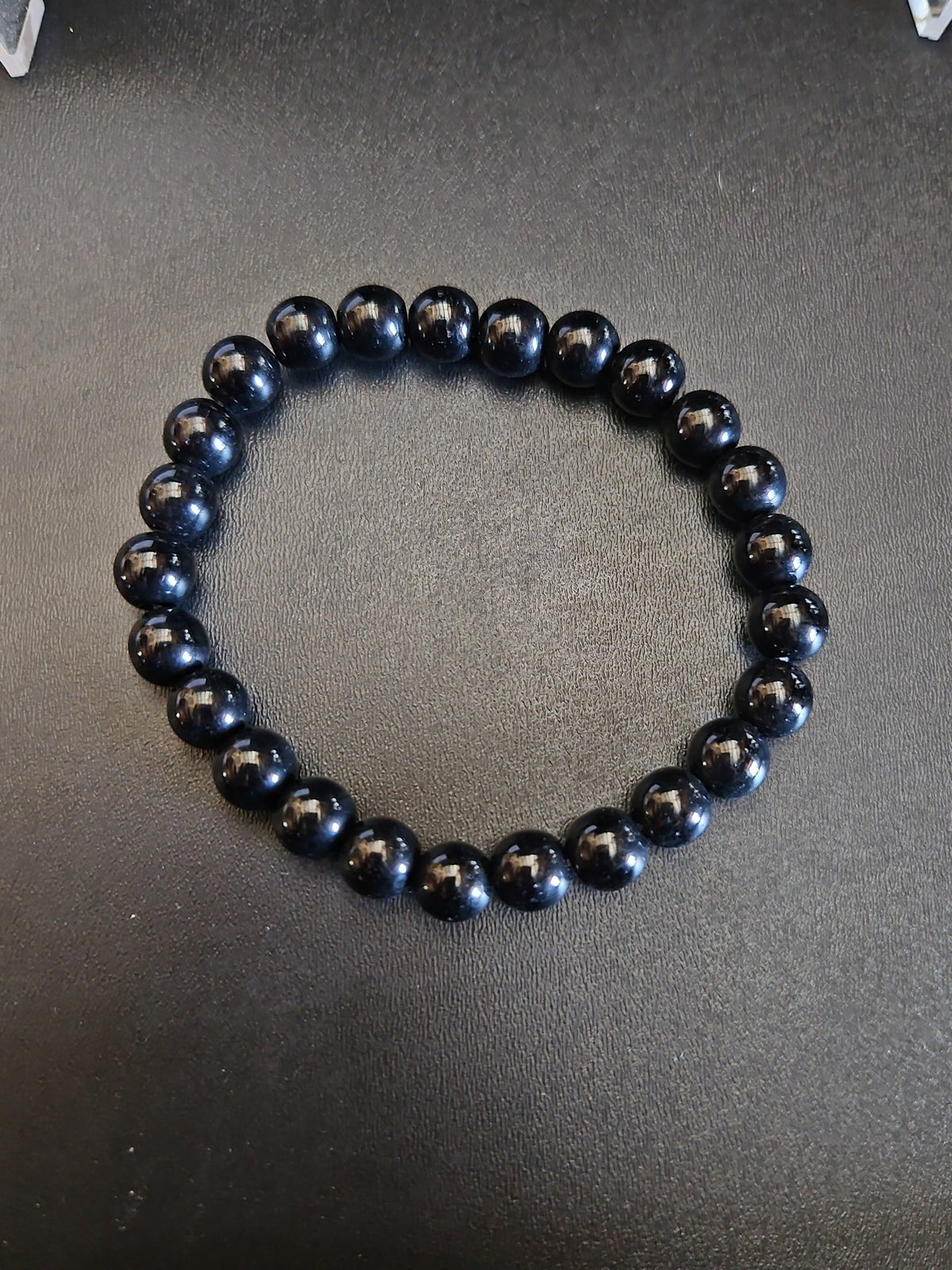 Black Obsidian Gemstone Bracelet – Protection & Purification