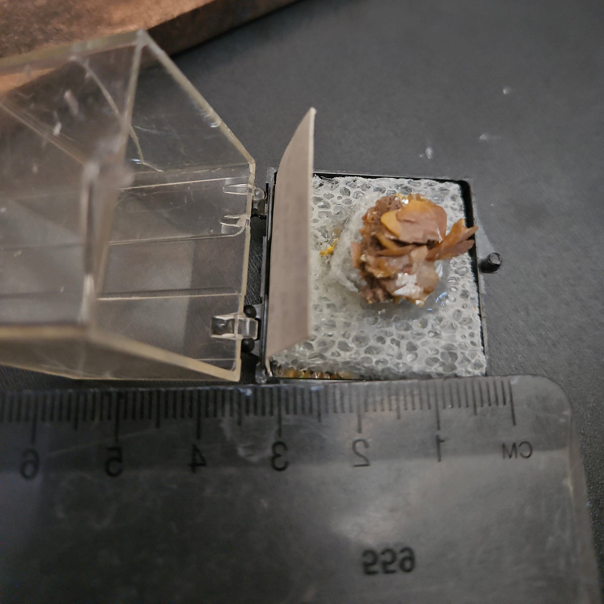 Wulfenite Crystal Display Specimen