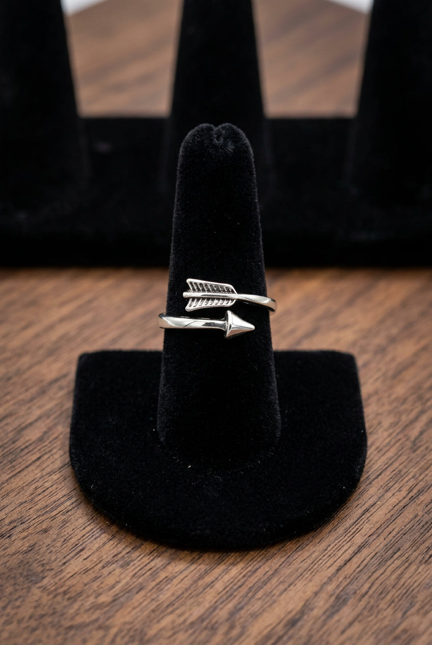 Arrow Wrap Ring – Size 7.5 Adjustable