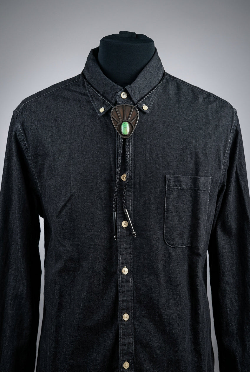 Sterling Silver Turquoise Stone Bolo Tie – Bennett Pat. Pend.