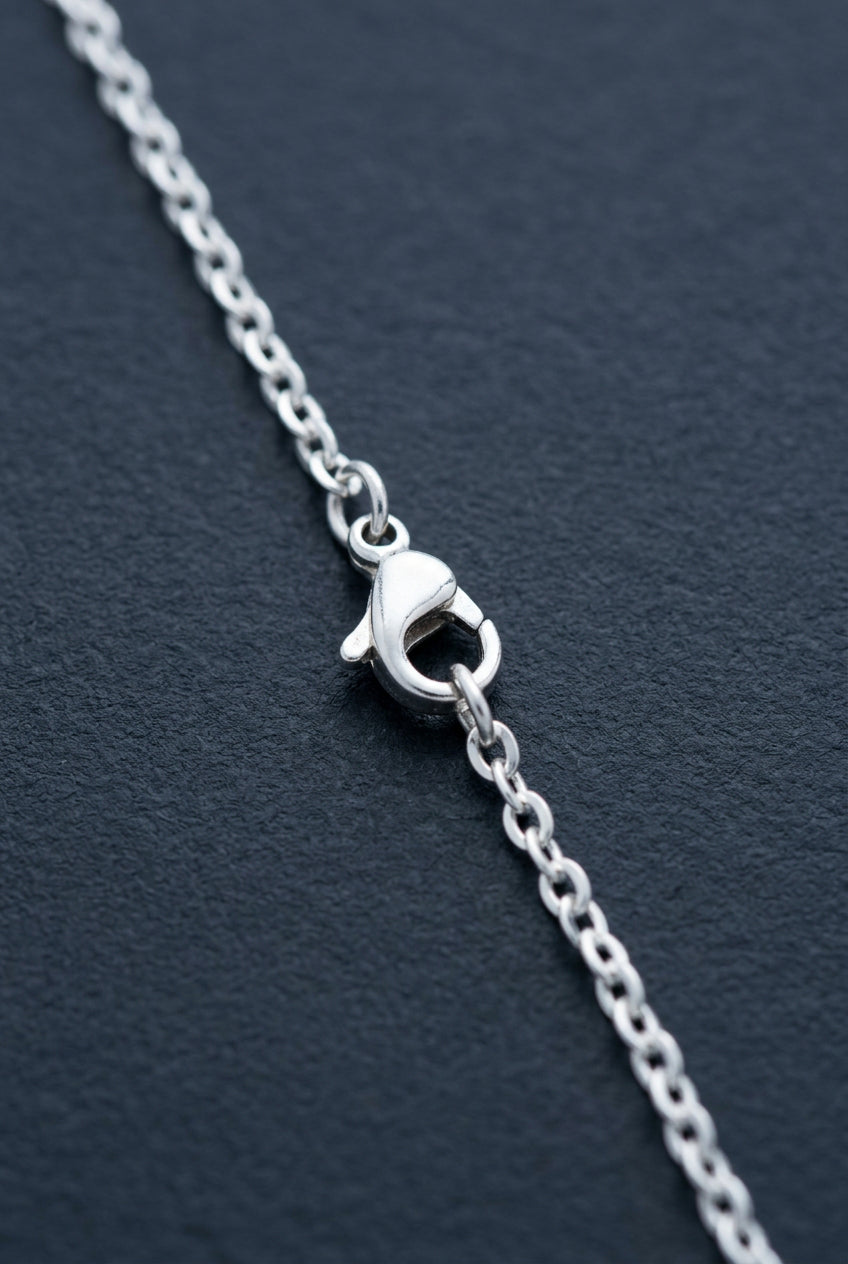 Yin Yang Enamel Pendant Necklace