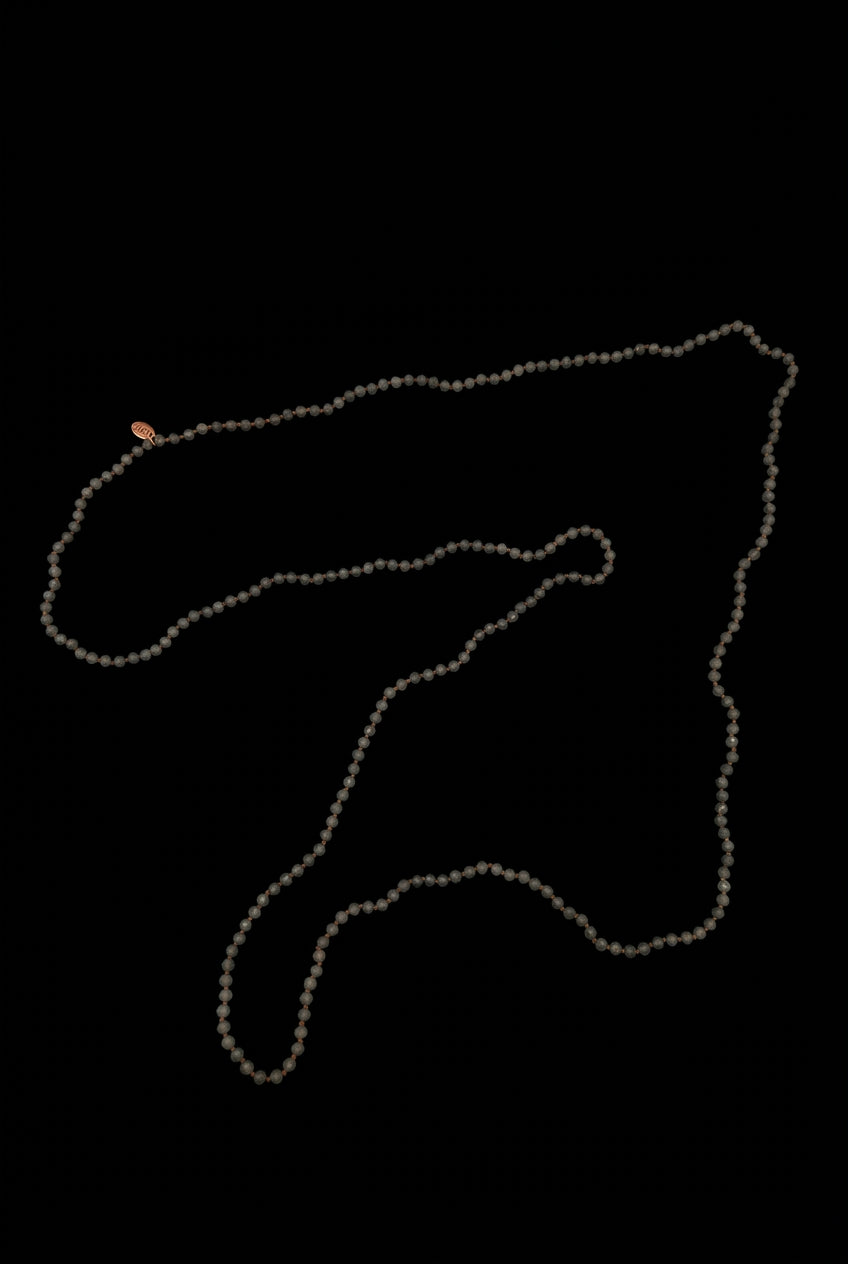 BPD Blue Beaded Long Necklace